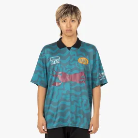 by Parra Flage Polo Shirt / Deep Sea Green Eco-friendly High-End Finish
