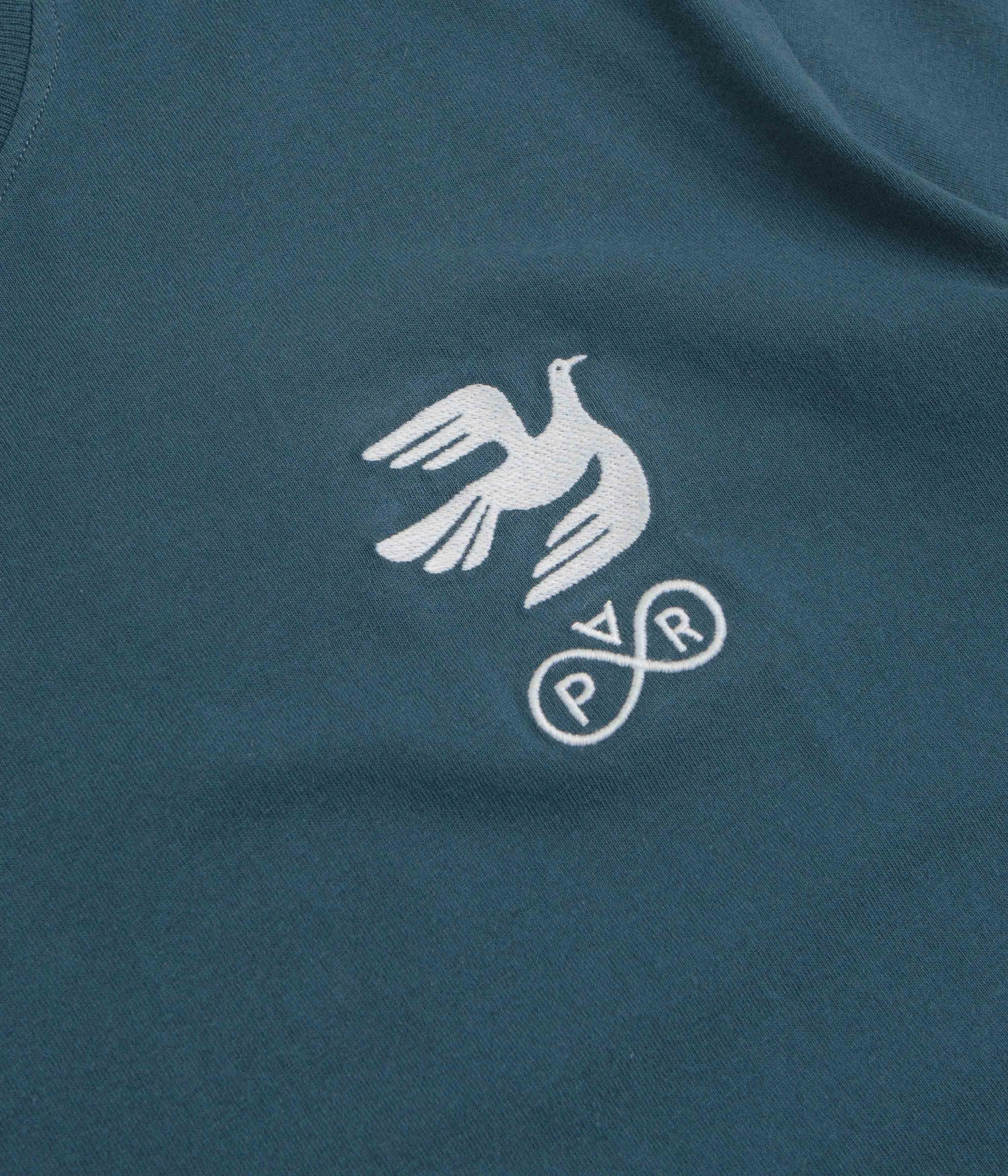 by Parra Infinite Bird Logo T-Shirt - Blue Size large hospital event