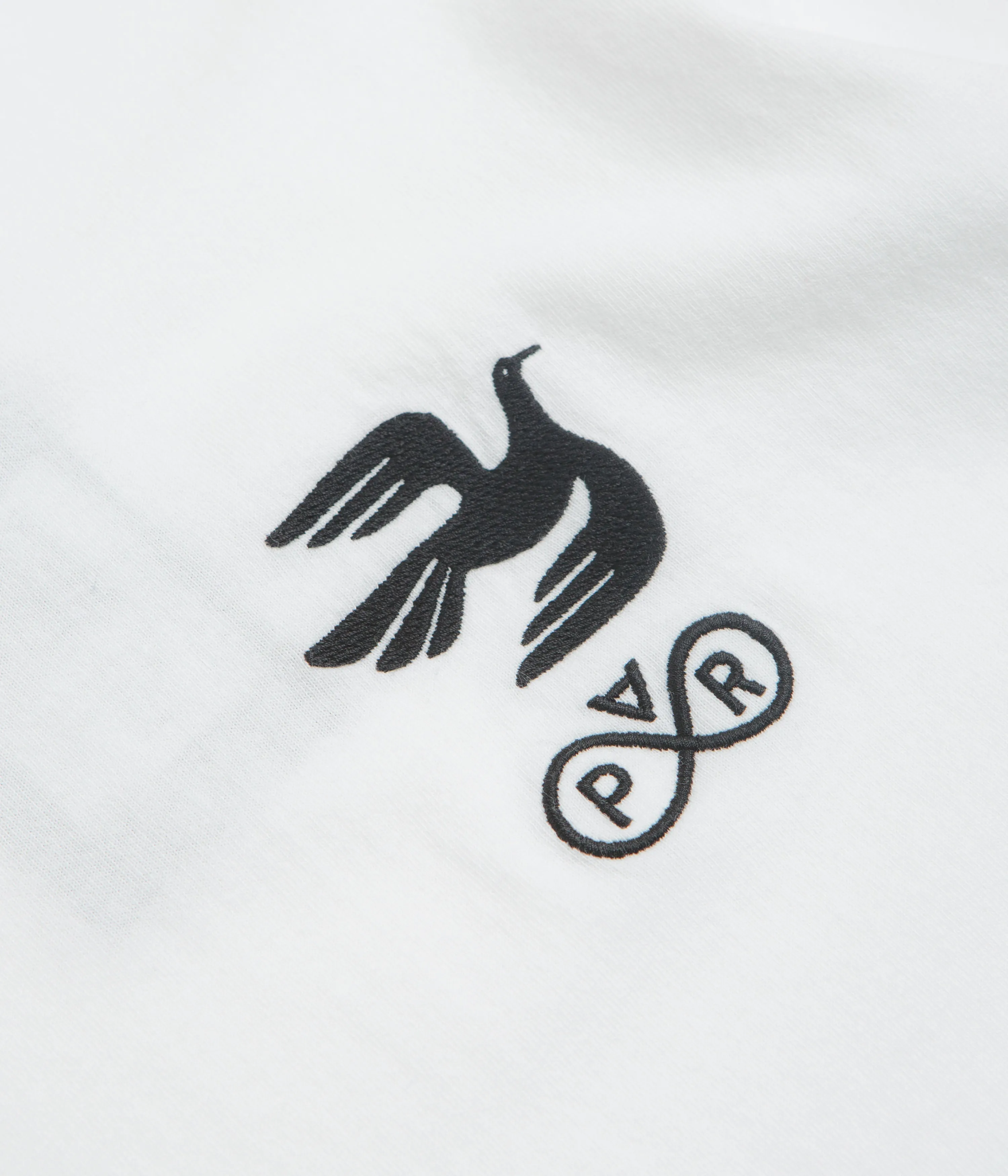 by Parra Infinite Bird Logo T-Shirt - White Semi Formal