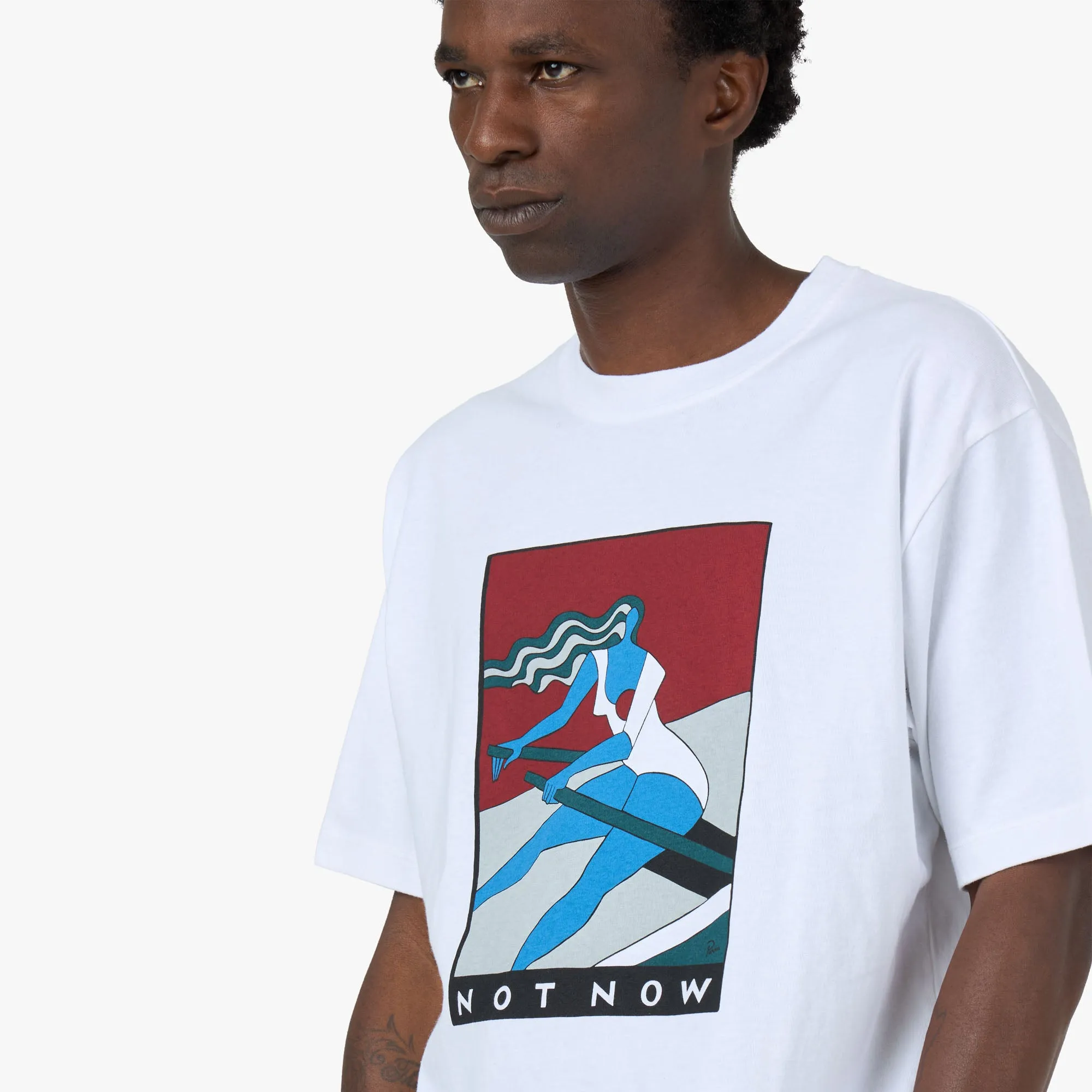 insulated city break by Parra Into Nowhere T-Shirt White
