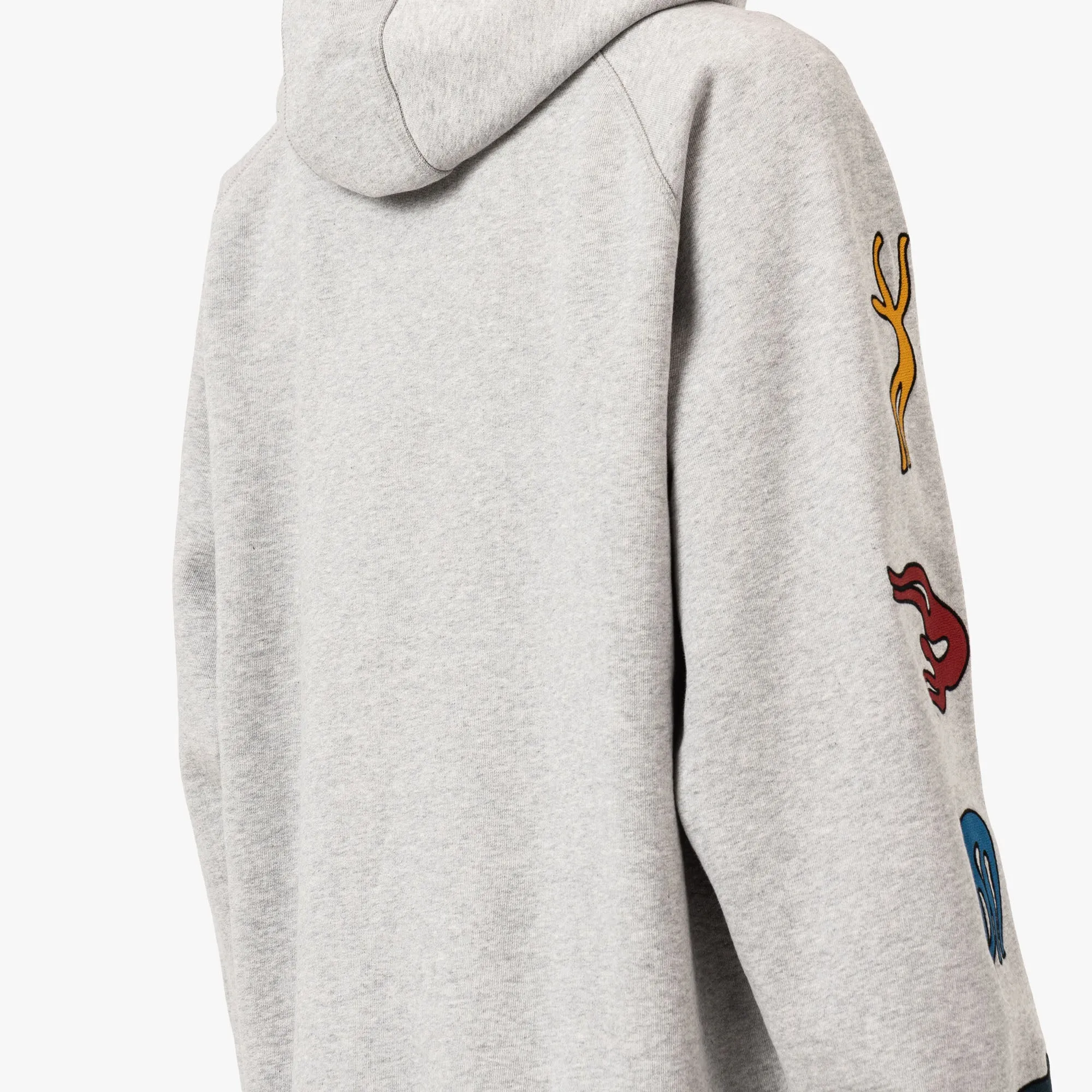 Outdoor Layer Festival wear by Parra La Chambre Hoodie Heather Grey