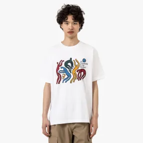 diving venue Affordable by Parra La Chambre Nuit T-Shirt White