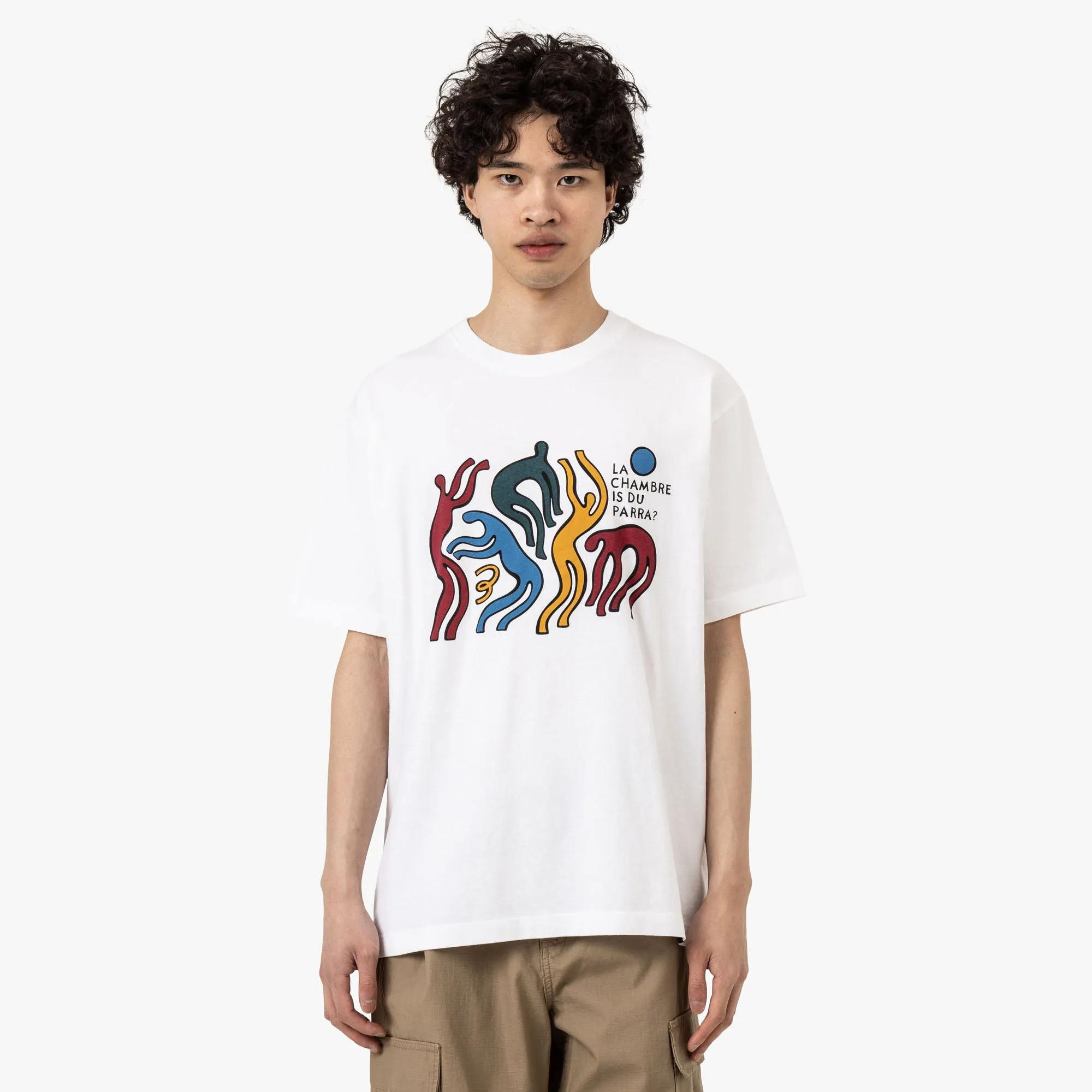 diving venue Affordable by Parra La Chambre Nuit T-Shirt White