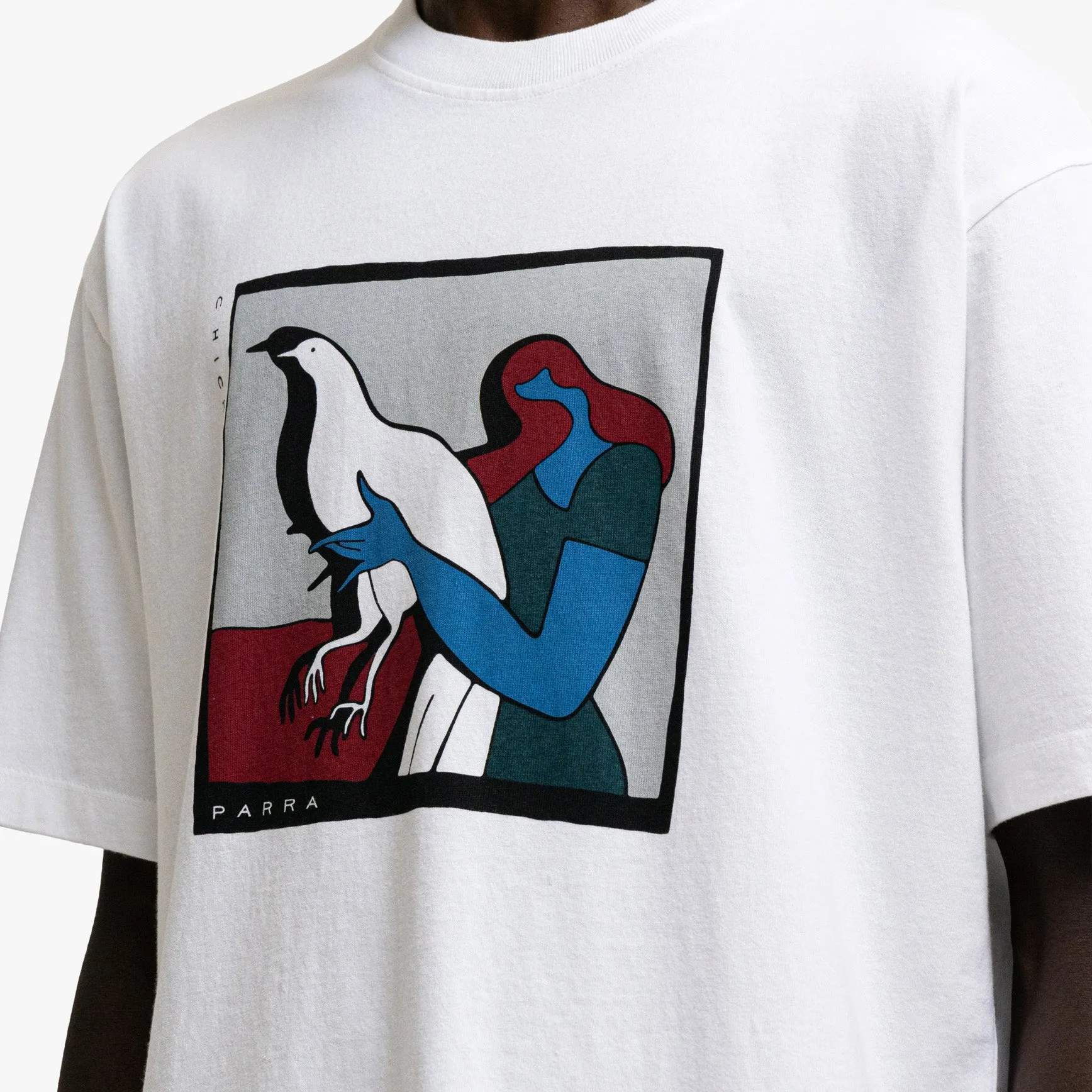 weekday by Parra Look At It T-Shirt White
