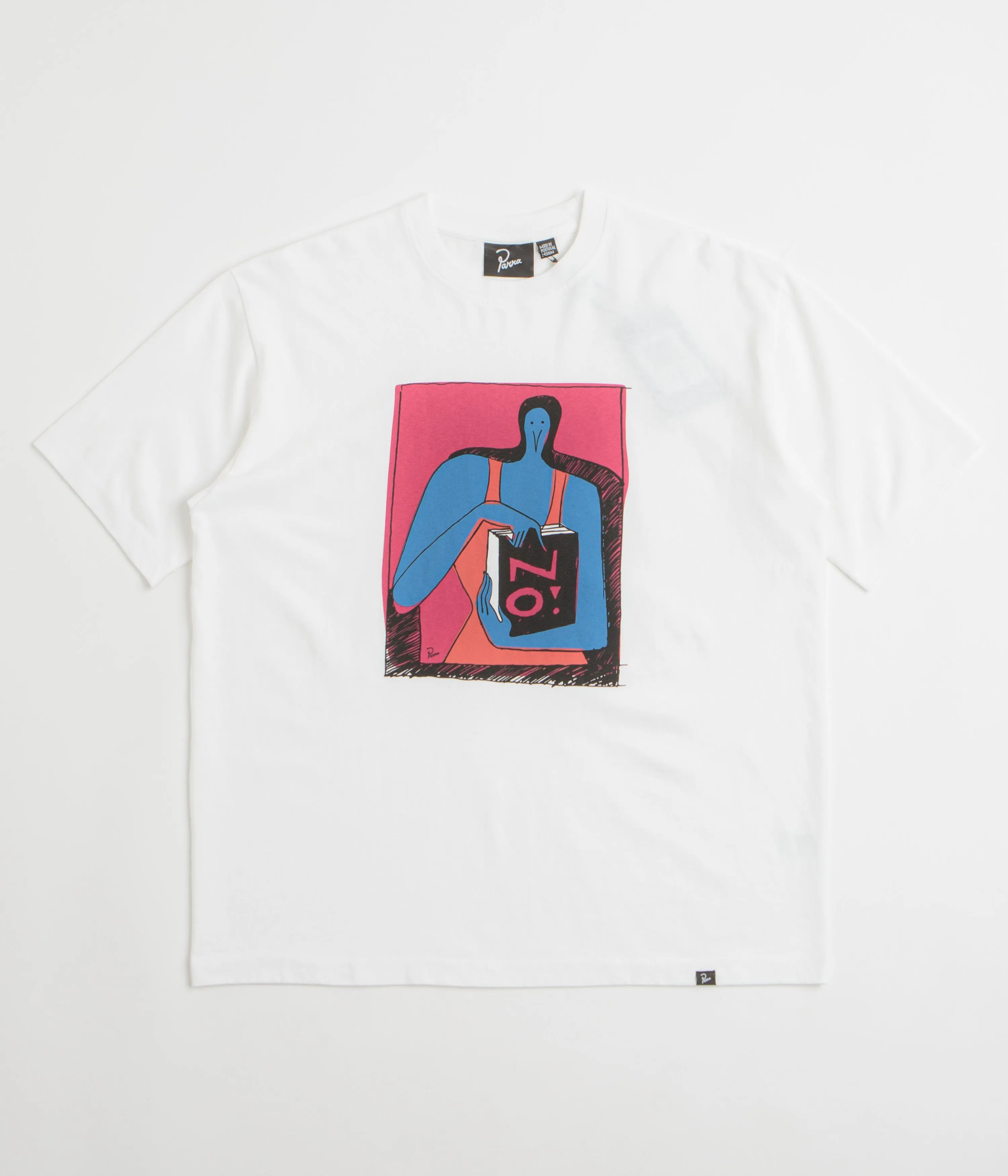 custom-made by Parra No Books T-Shirt - White