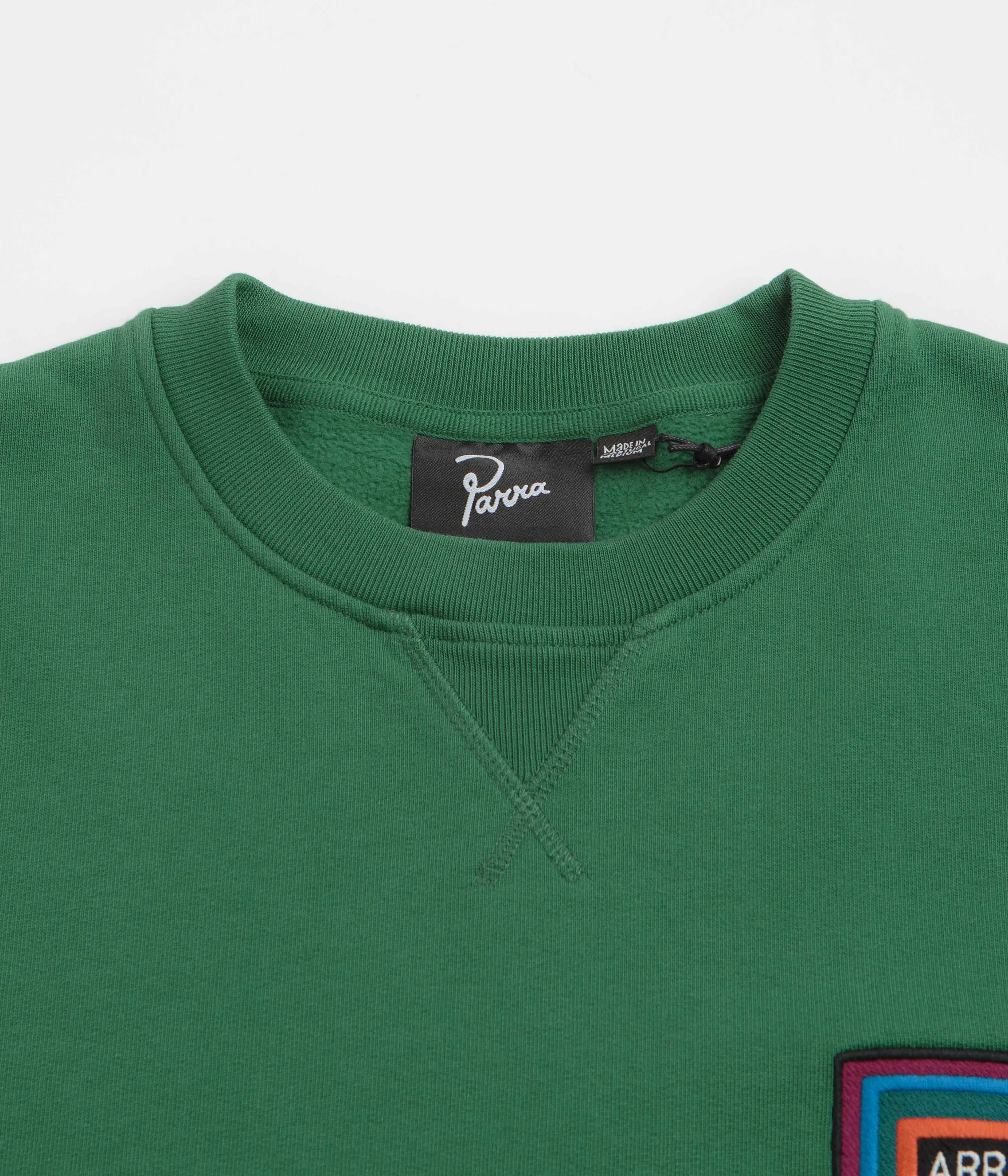 Unique Simple Style by Parra Repeat Pea Crewneck Sweatshirt - Green