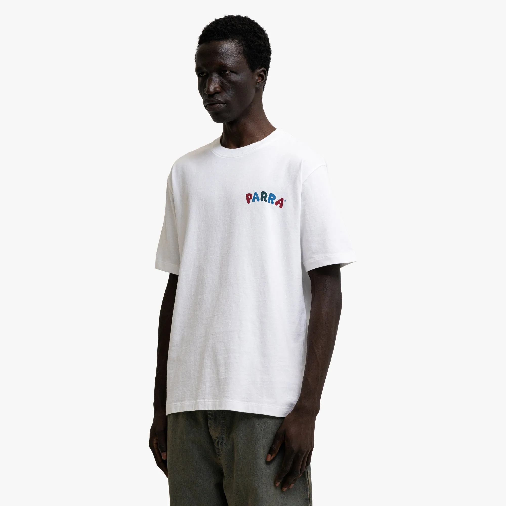 by Parra This Damn Chair T-Shirt White Lightweight texture