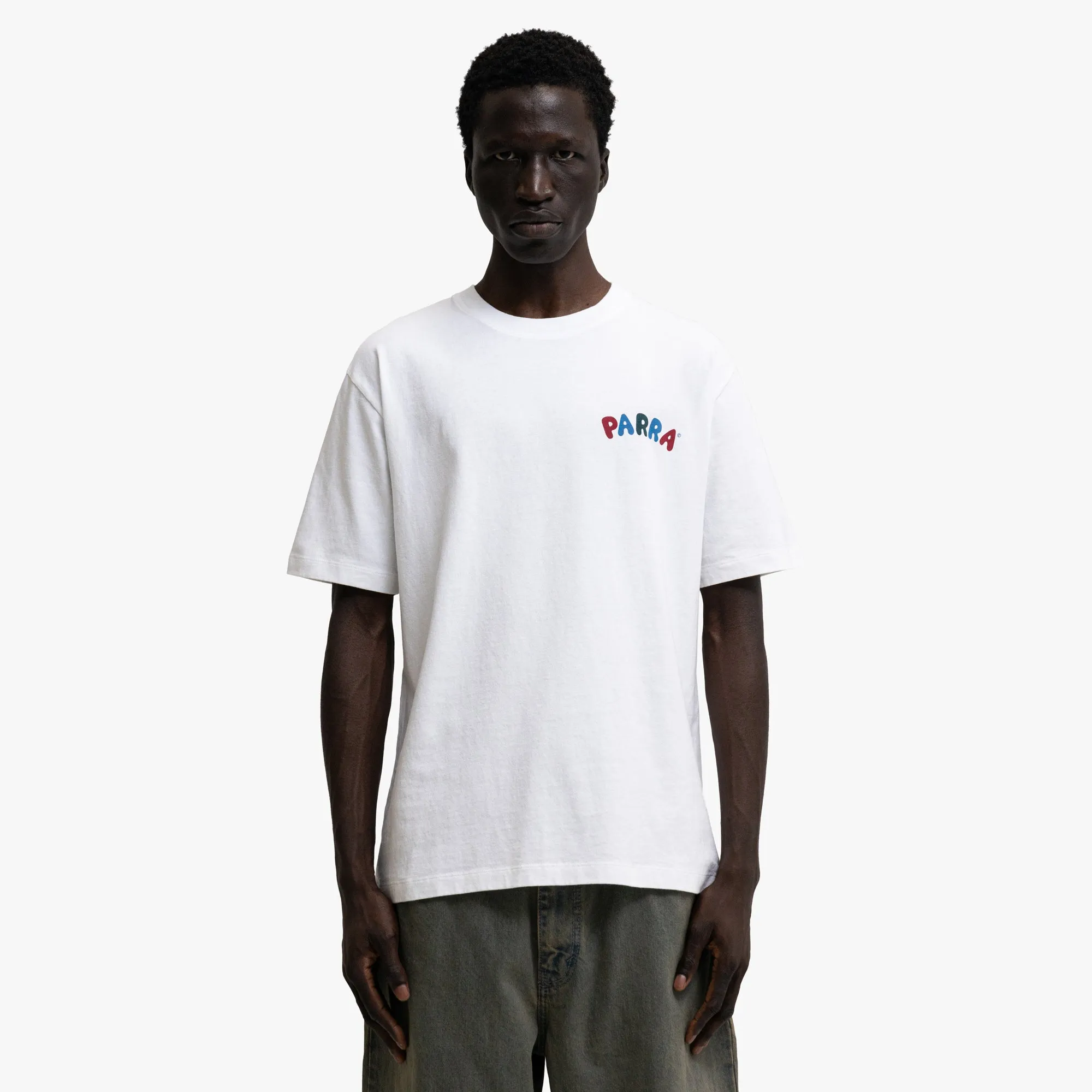 by Parra This Damn Chair T-Shirt White casino event