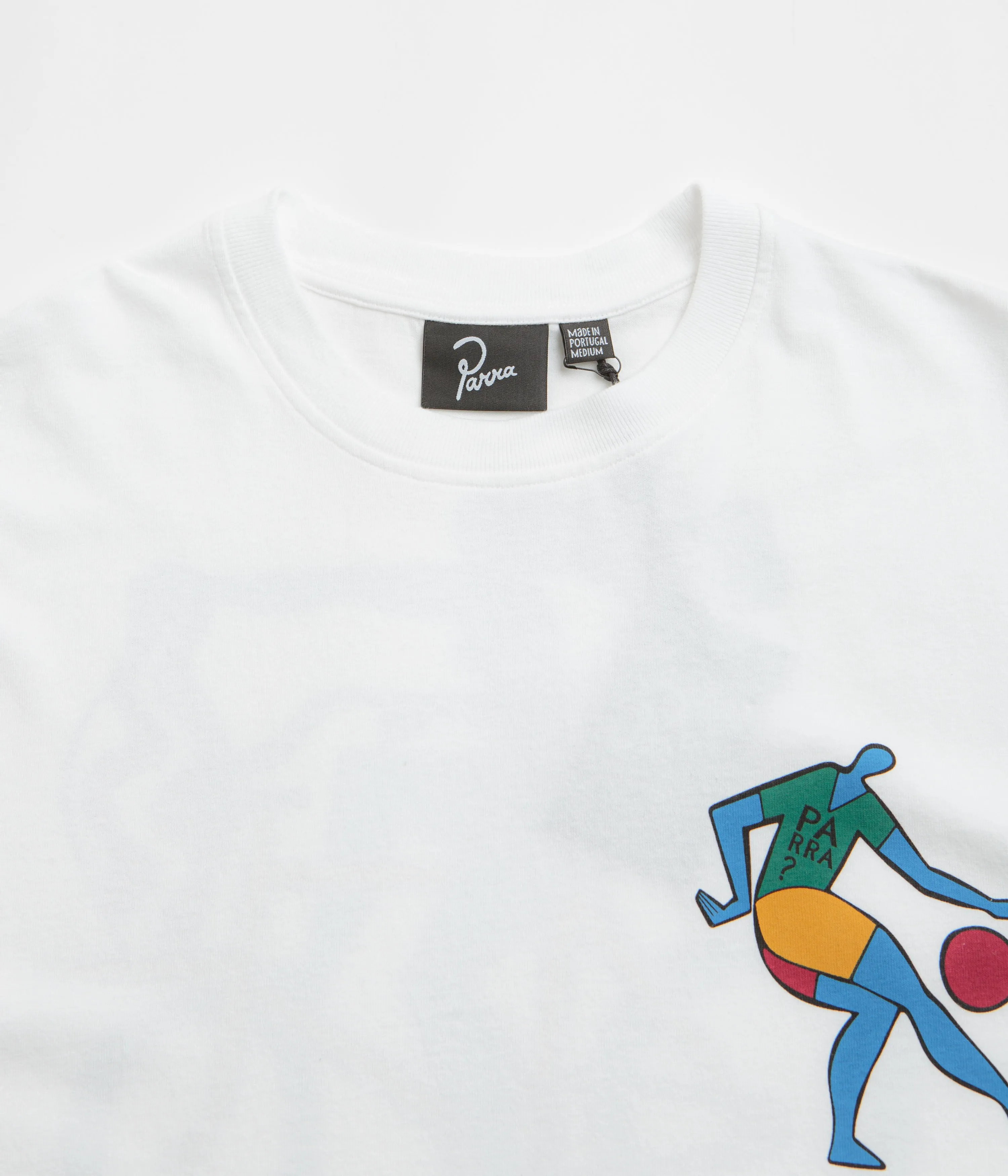 hidden closure by Parra Vase Delivery T-Shirt - White