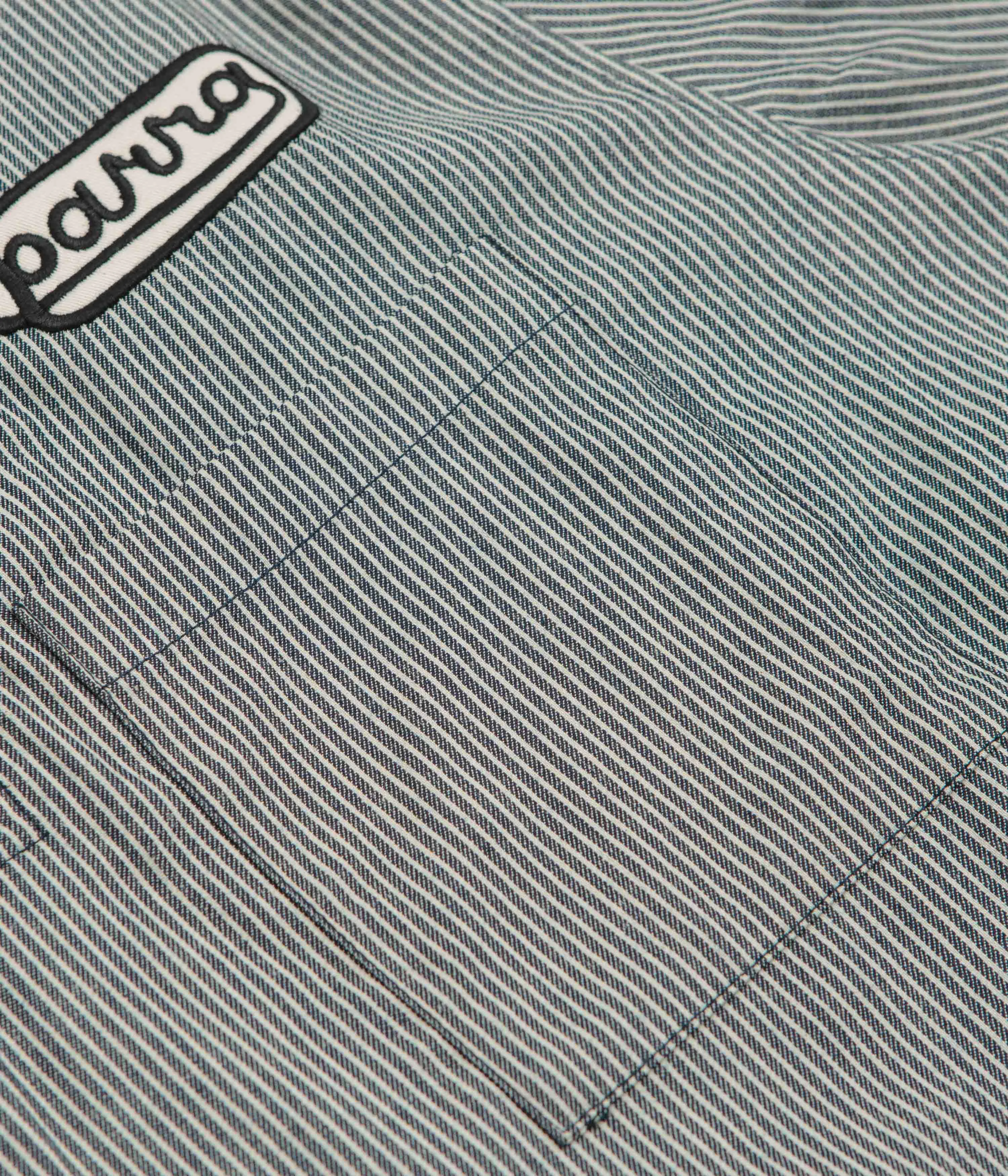 by Parra Work Later Short Sleeve Shirt - Blue mix and match