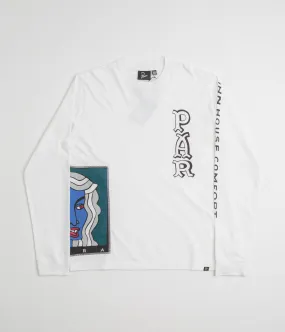 Girls' night out daily life by Parra Your Face Long Sleeve T-Shirt - White