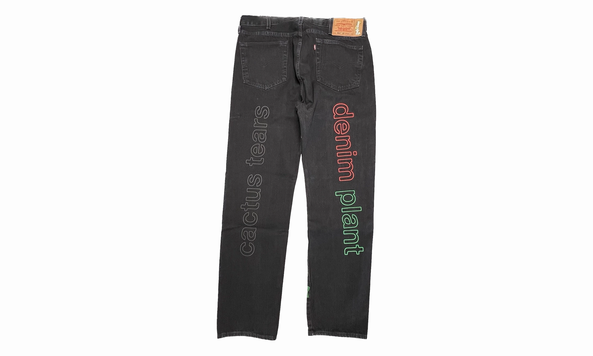 Cactus Tears Denim Plant Jeans "Black" Smart Fit