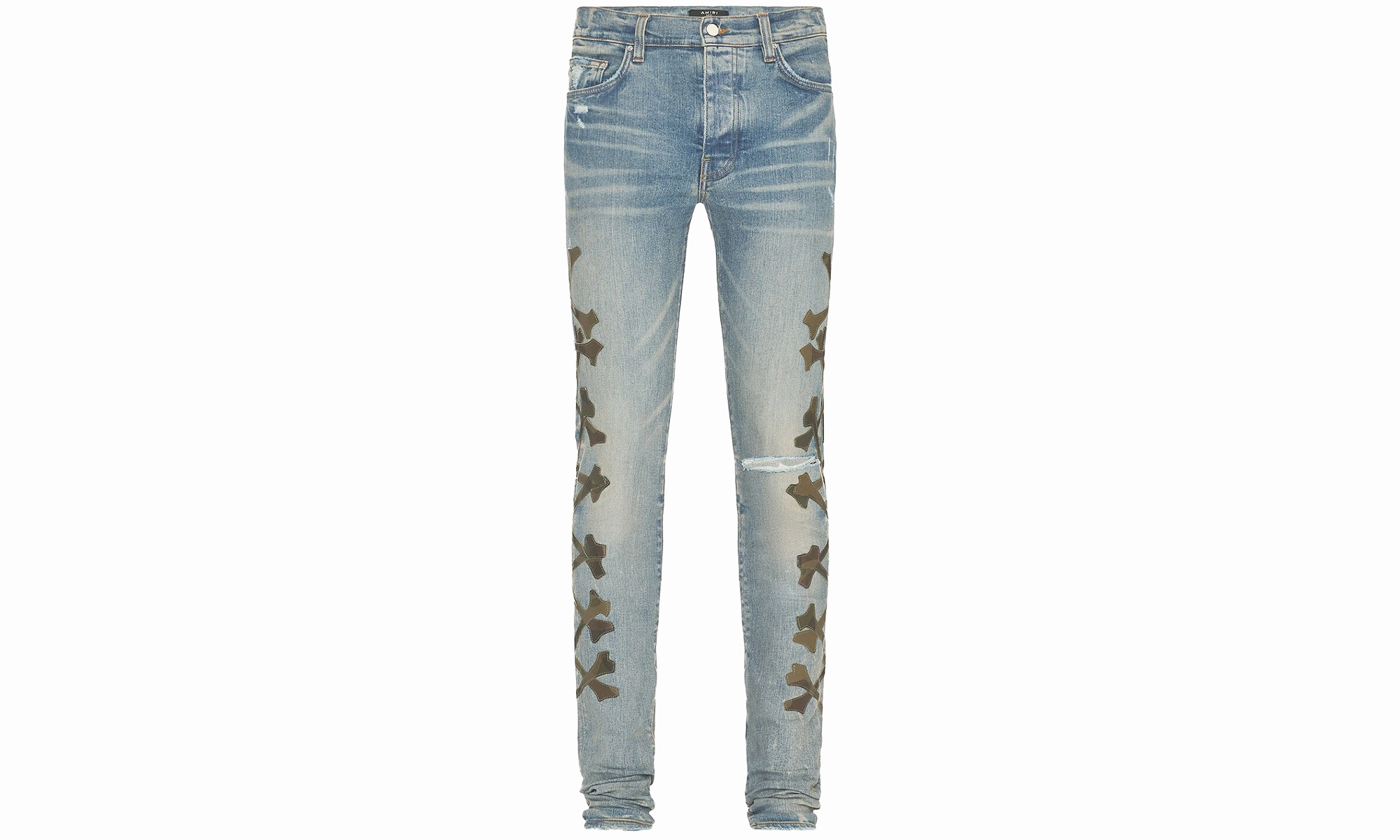 Neutral Casual Camo Bones Jeans "Camo"