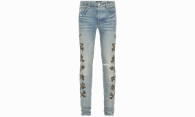 Camo Bones Jeans "Camo" Spring Mood Party Look Classic Foundation Wear