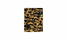 Camo Full Zip Hoodie - Ape Head "Yellow"