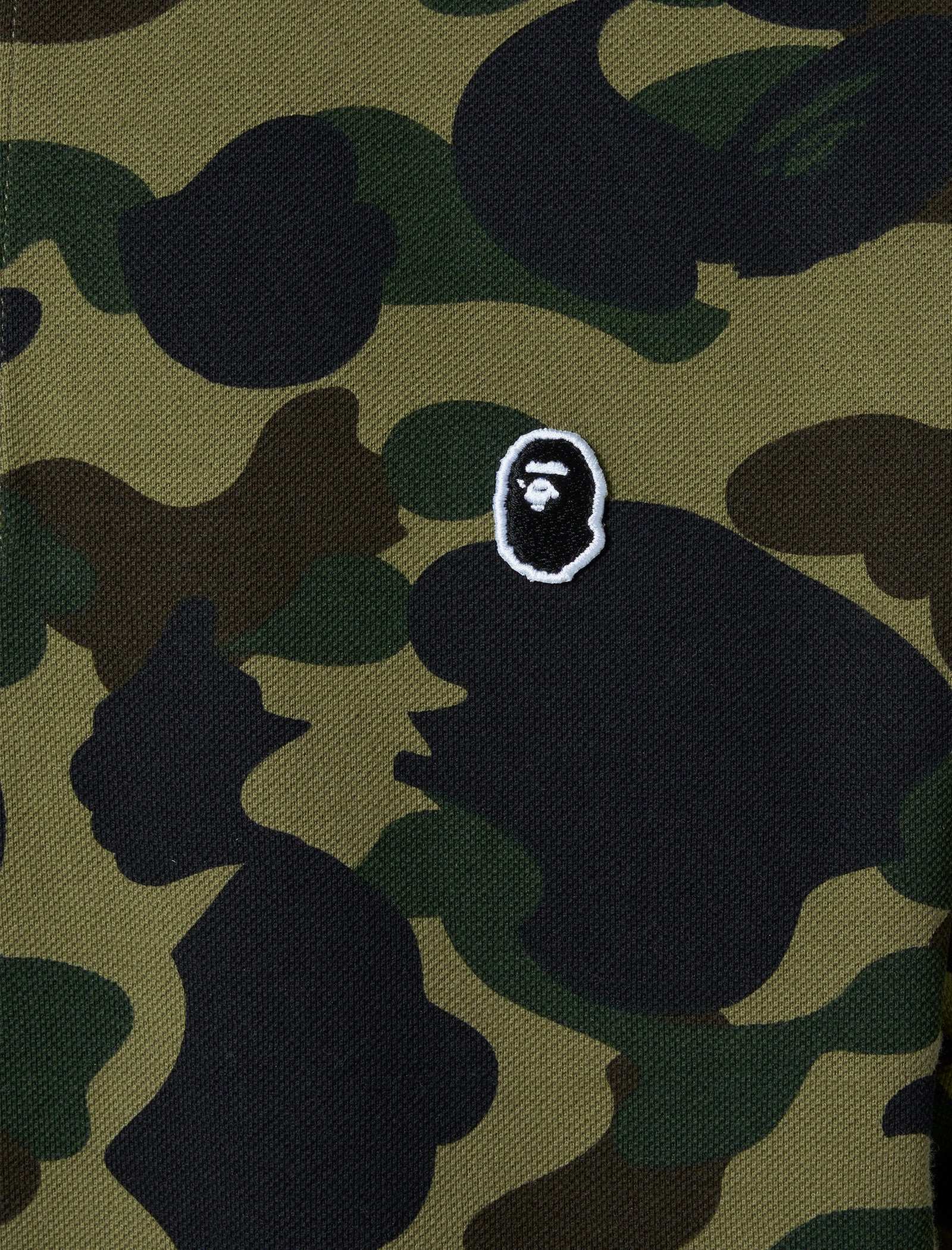 CAMO ONE POINT POLO Cotton Blend High-End Look
