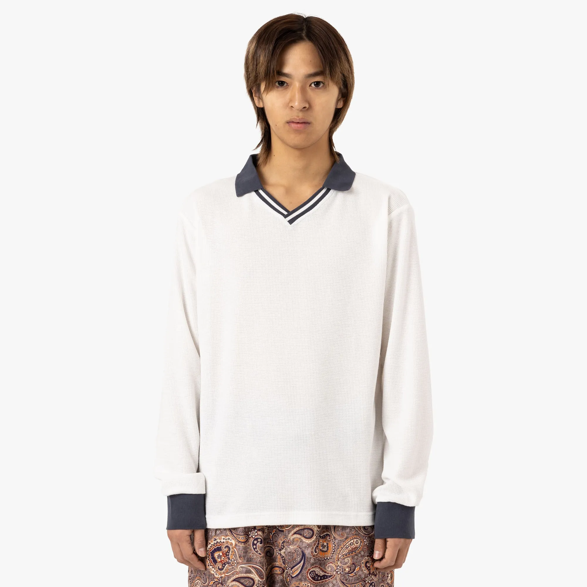 Tear Resistant Reinforcement Monochrome Palette Brother Brother Keepers Thermal Polo White / Grey