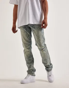 Smuggler's Moon Skull Flower Jeans Myth Glow