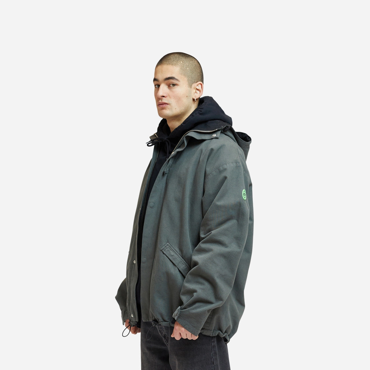 Demonstrate aesthetically pleasing Canvas Zip Jacket