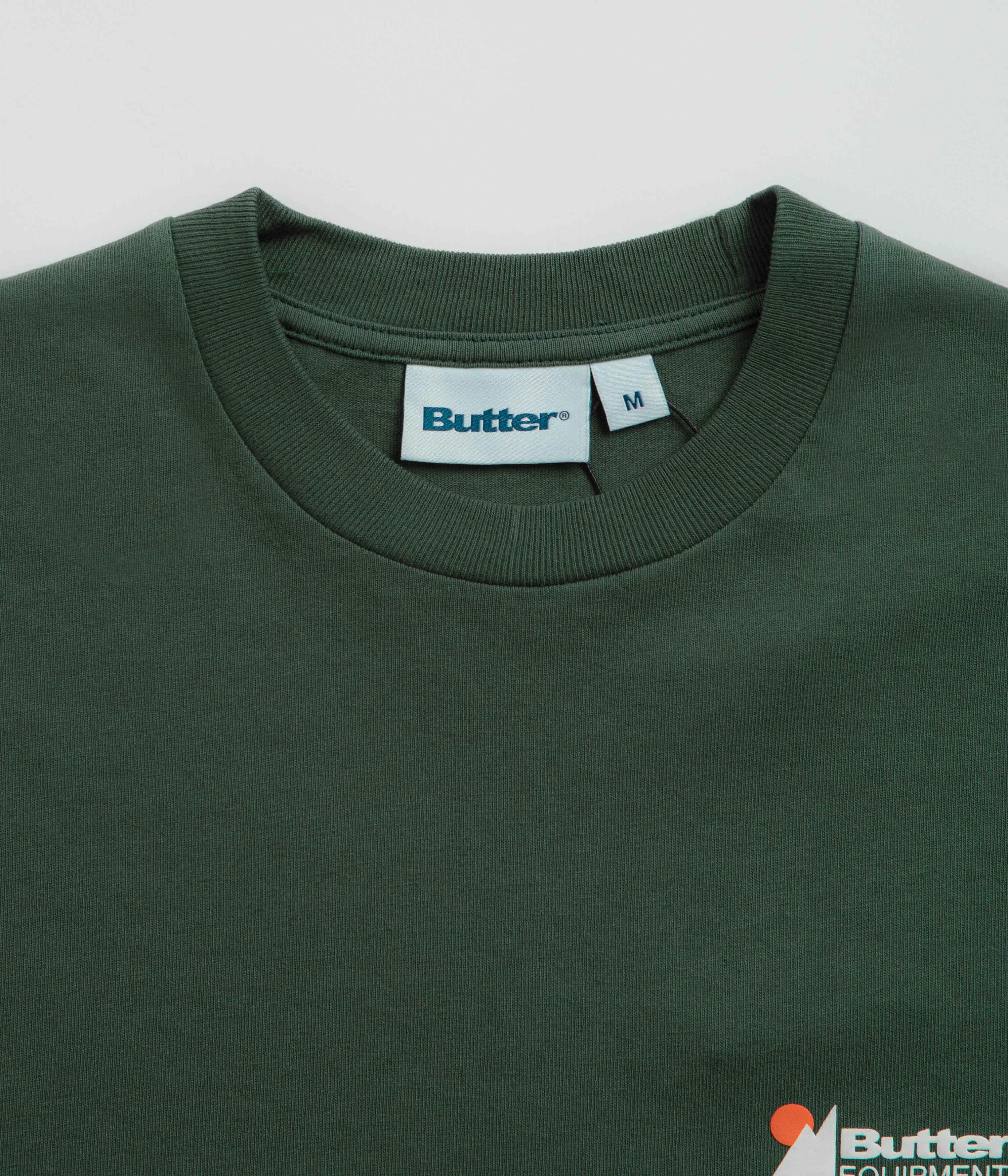 Butter Goods Pigment Dye Long Sleeve T-Shirt - Forest diving event