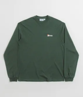 short size University Butter Goods Pigment Dye Long Sleeve T-Shirt - Forest