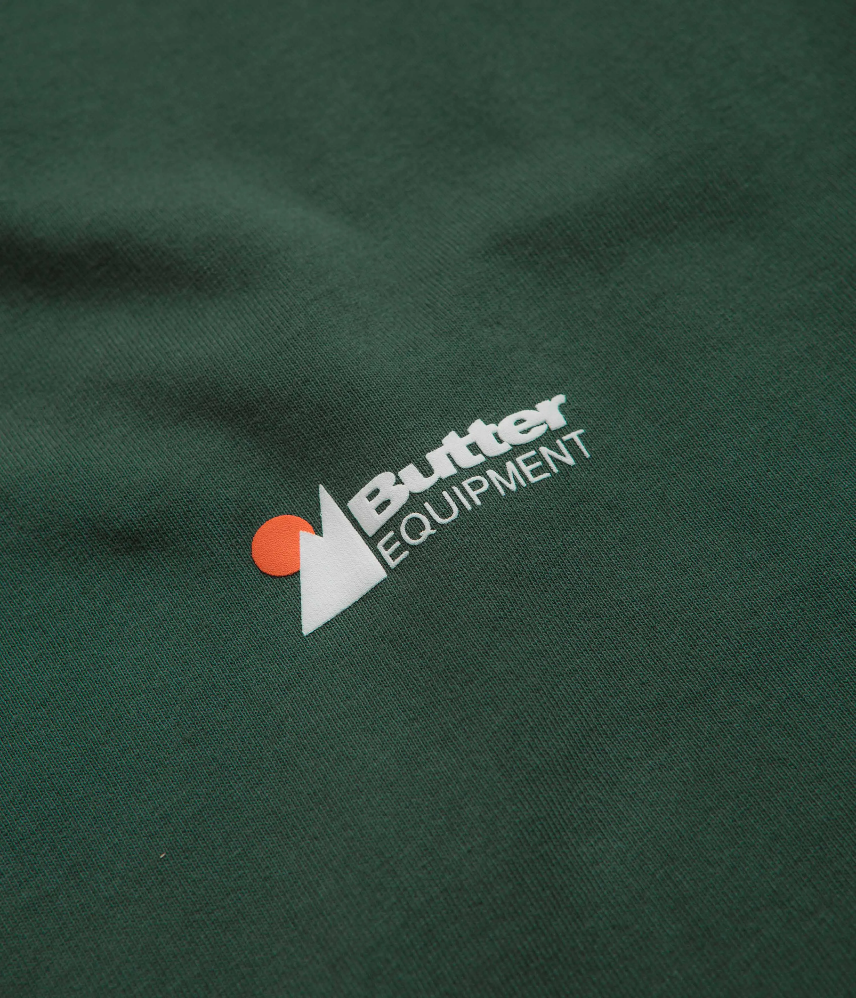 hiking event Butter Goods Pigment Dye Long Sleeve T-Shirt - Forest