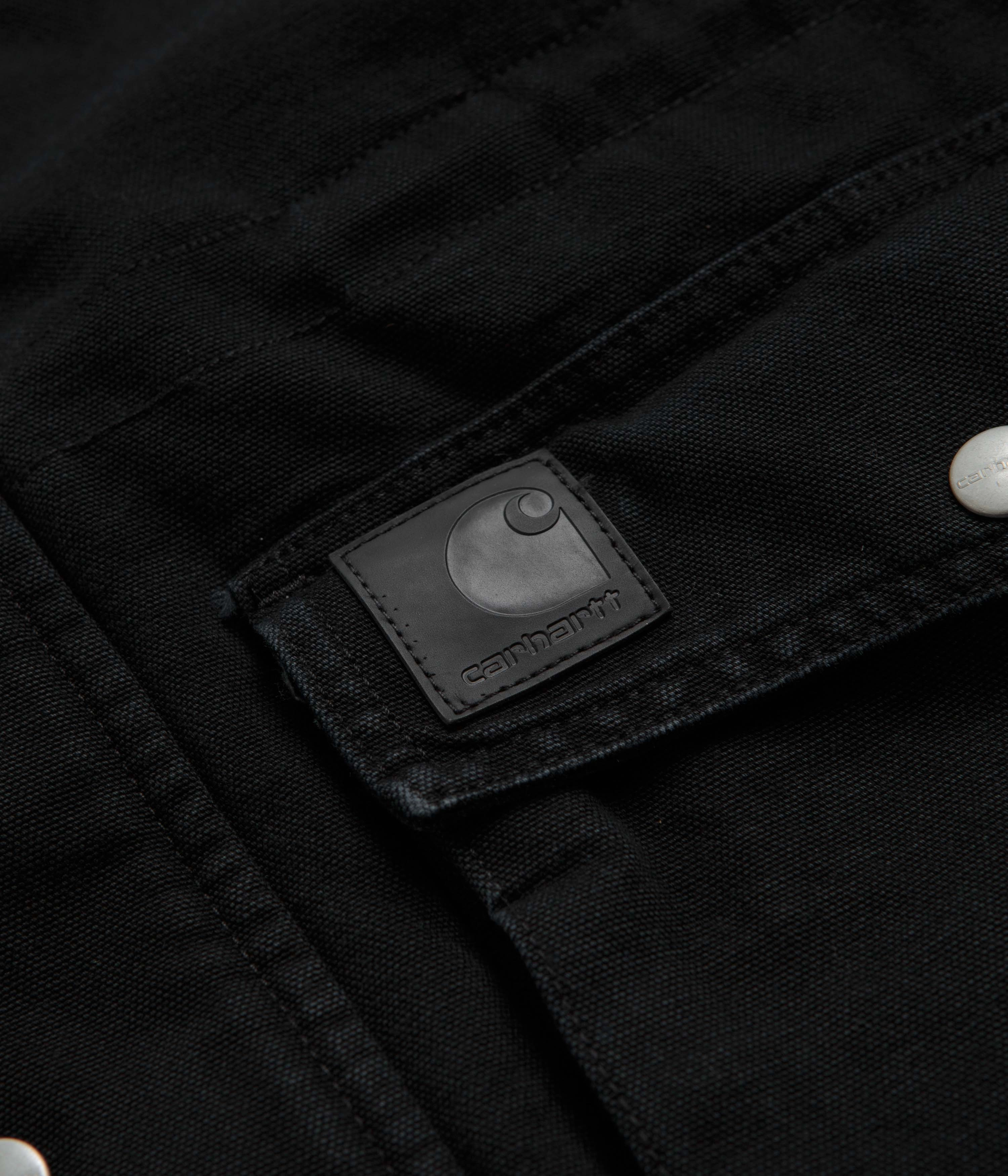 Carhartt OG Santa Fe Coat - Black / Black Stone Contoured Fit floral