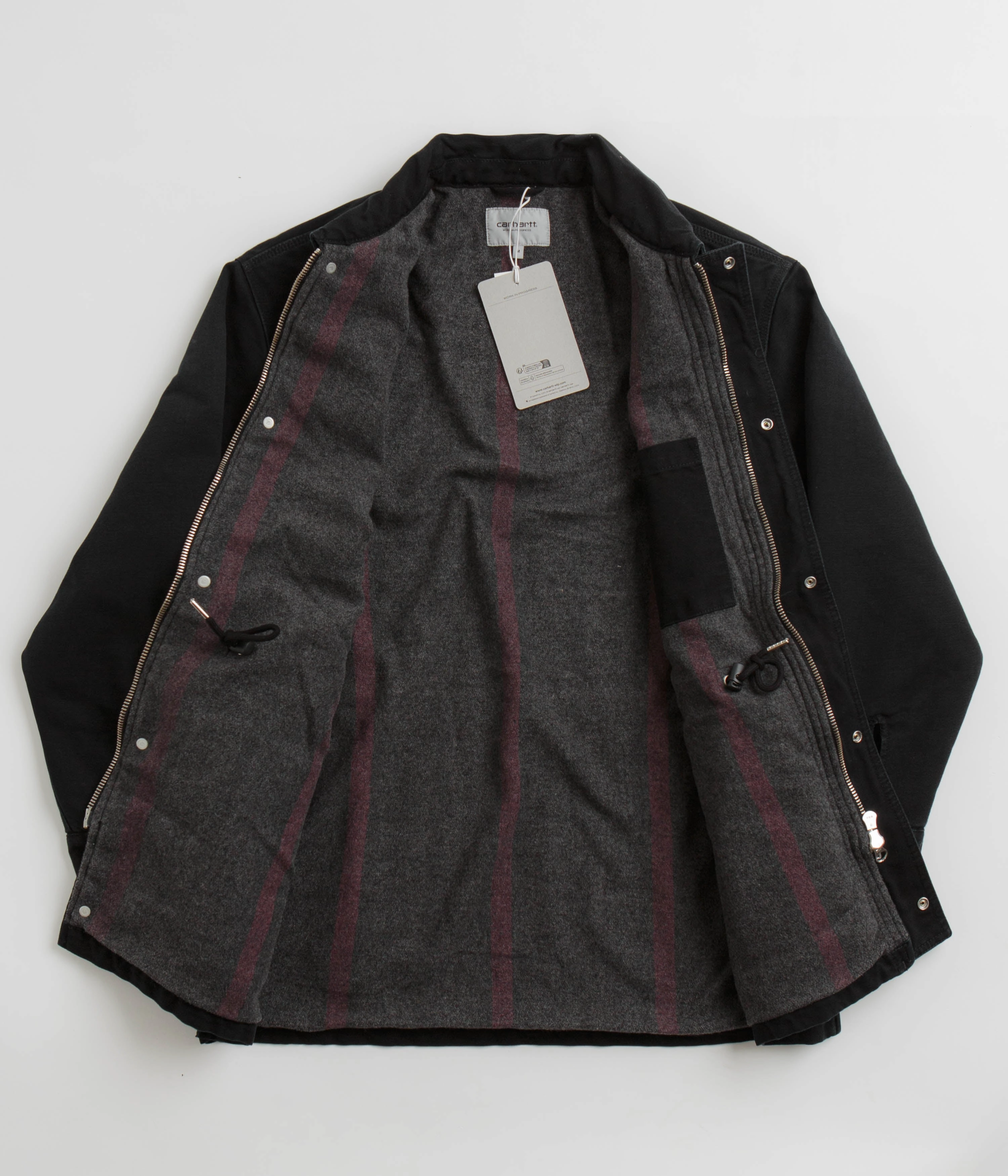 Carhartt OG Santa Fe Coat - Black / Black Stone Exclusive kids'