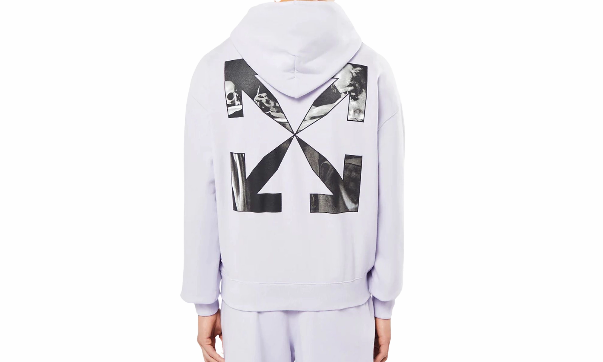 Caravag Arrow Over Hoodie "Dusty Lilac Blue"