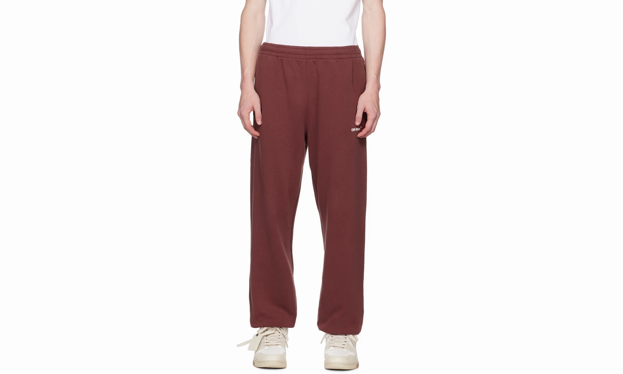 Caravag Diag Slim Sweatpant "Red"