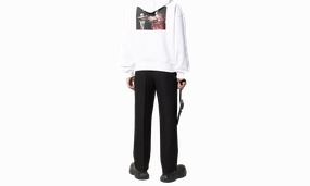 Caravag Paint Over Hoodie "White"