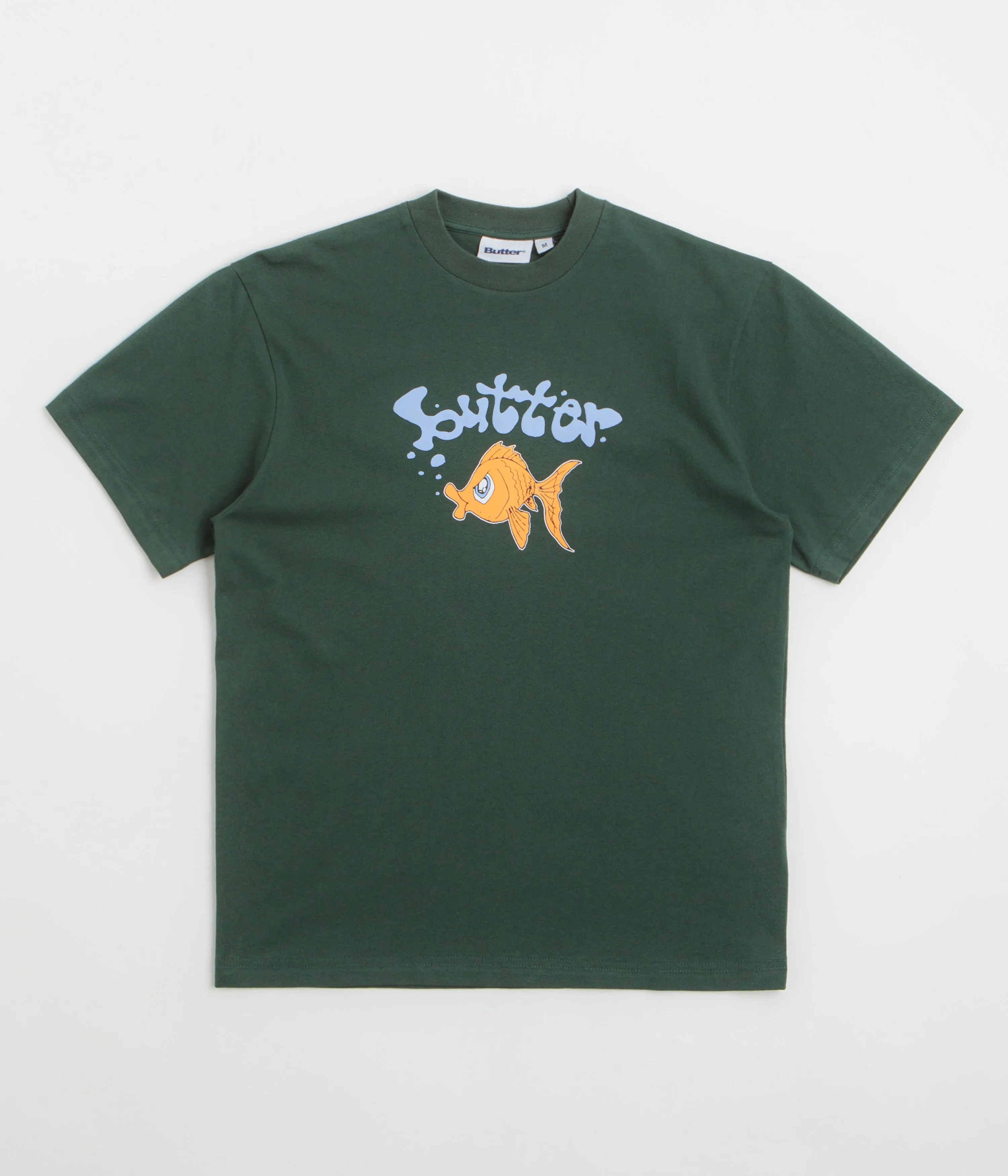 Butter Goods Goldfish T-Shirt - Dark Forest Camouflage Print