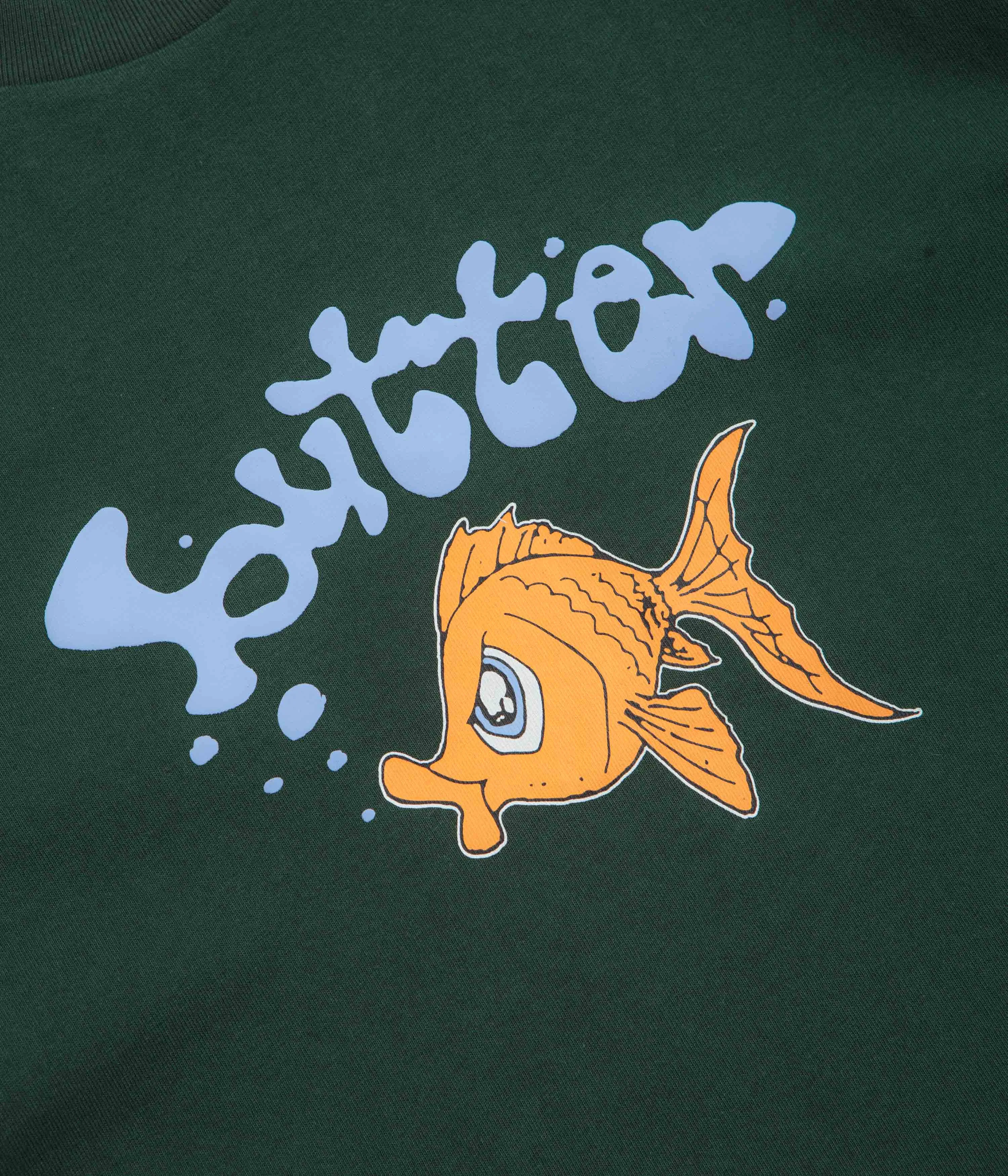 bar Butter Goods Goldfish T-Shirt - Dark Forest
