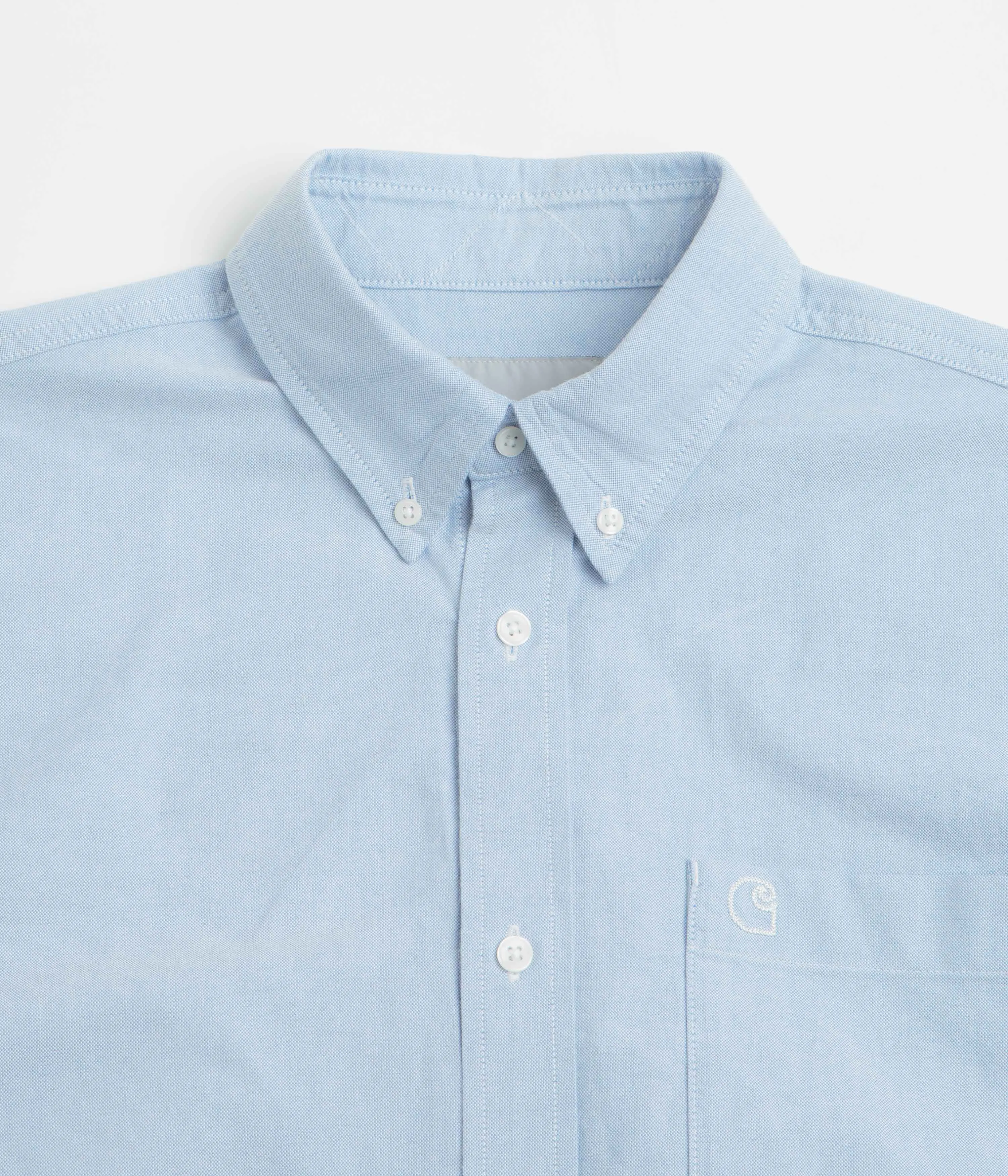 Dressy look Durable Button Closures Carhartt Braxton Short Sleeve Shirt - Bleach / Wax
