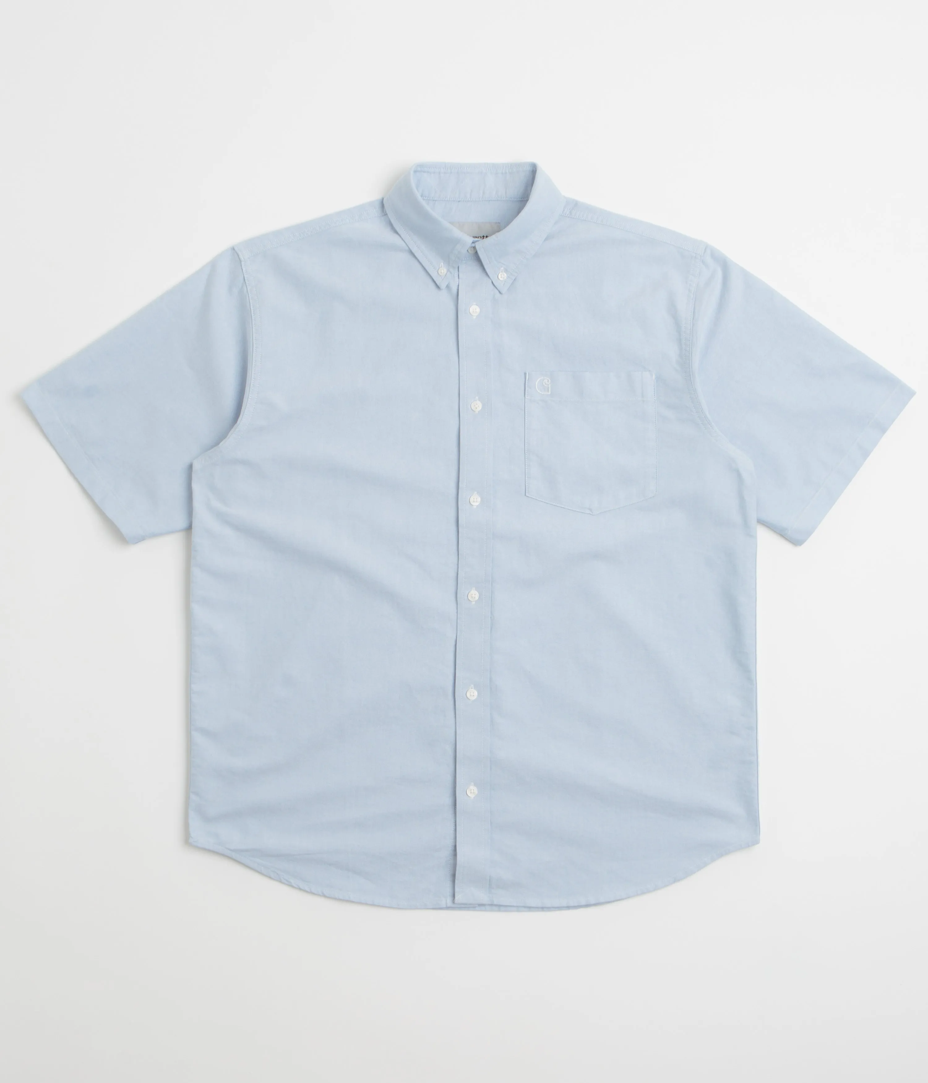Carhartt Braxton Short Sleeve Shirt - Bleach / Wax Seamless Sides
