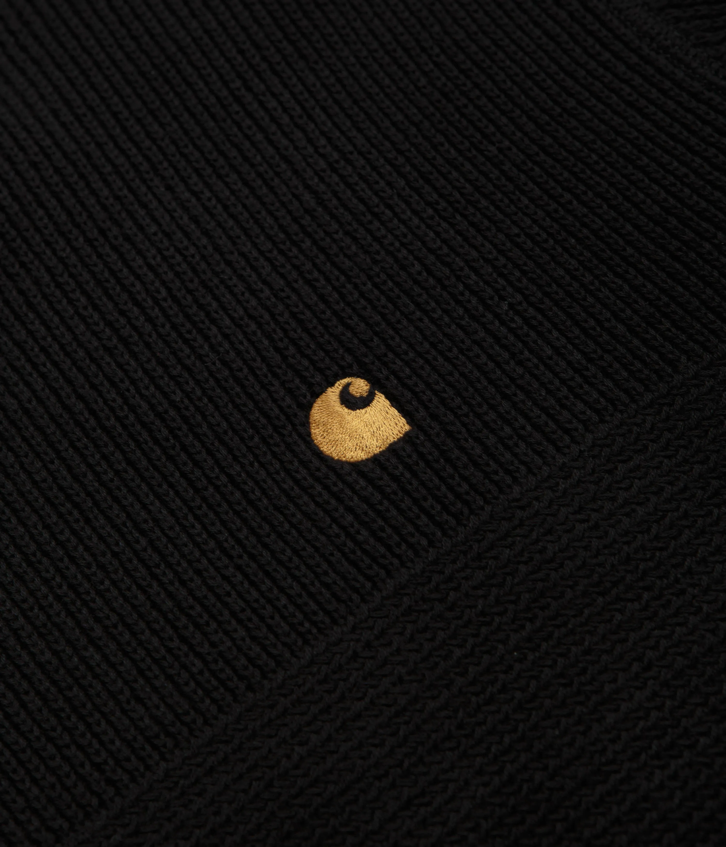 Carhartt Chane Crewneck Sweatshirt - Black / Gold Wrinkle Resistant product matte sophistication
