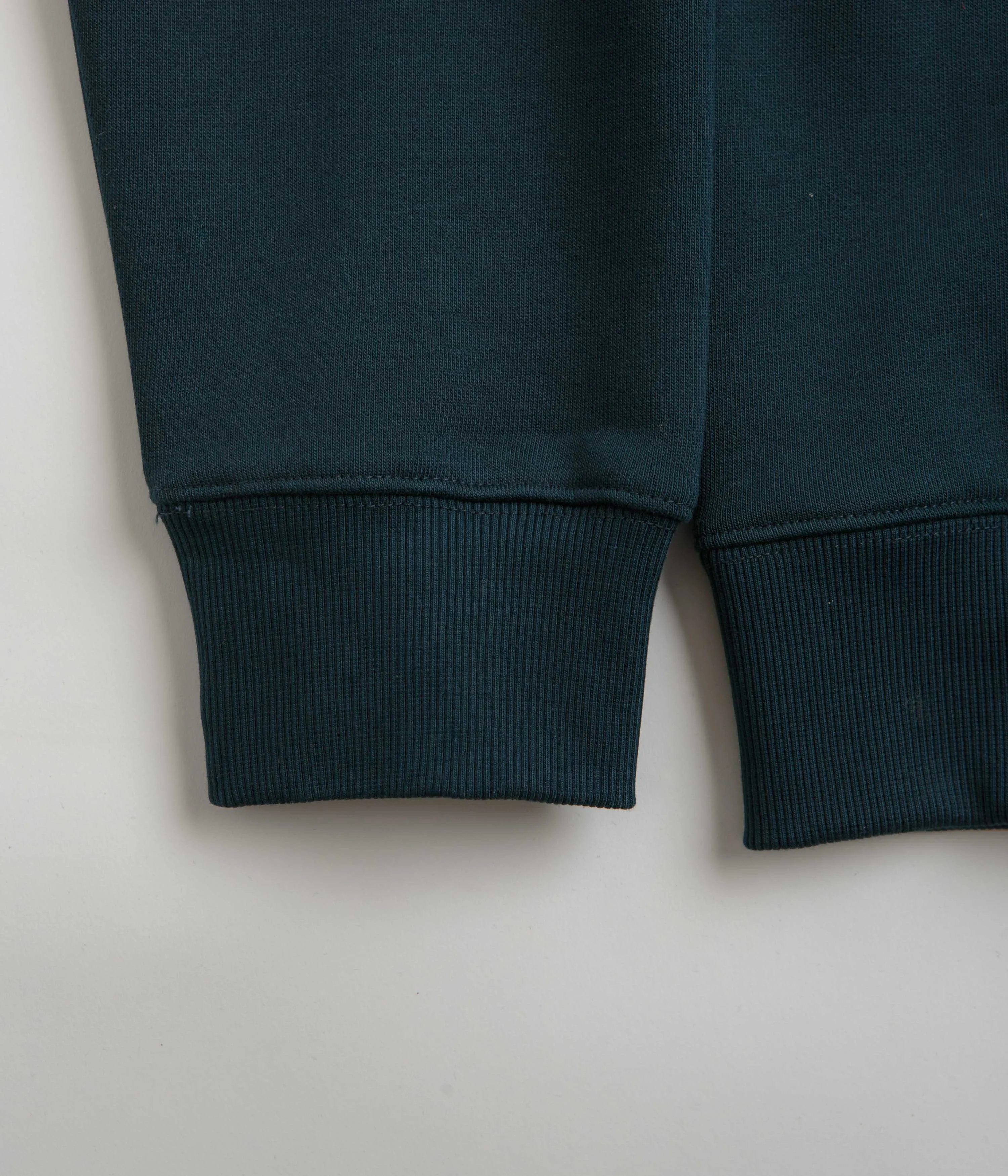 Carhartt Chase Zip Neck Sweatshirt - Duck Blue / Gold adults