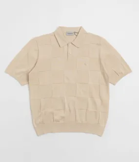 Carhartt Checker Polo Shirt - Fleur De Sel Odor Control Technology Fade Resistant Formula