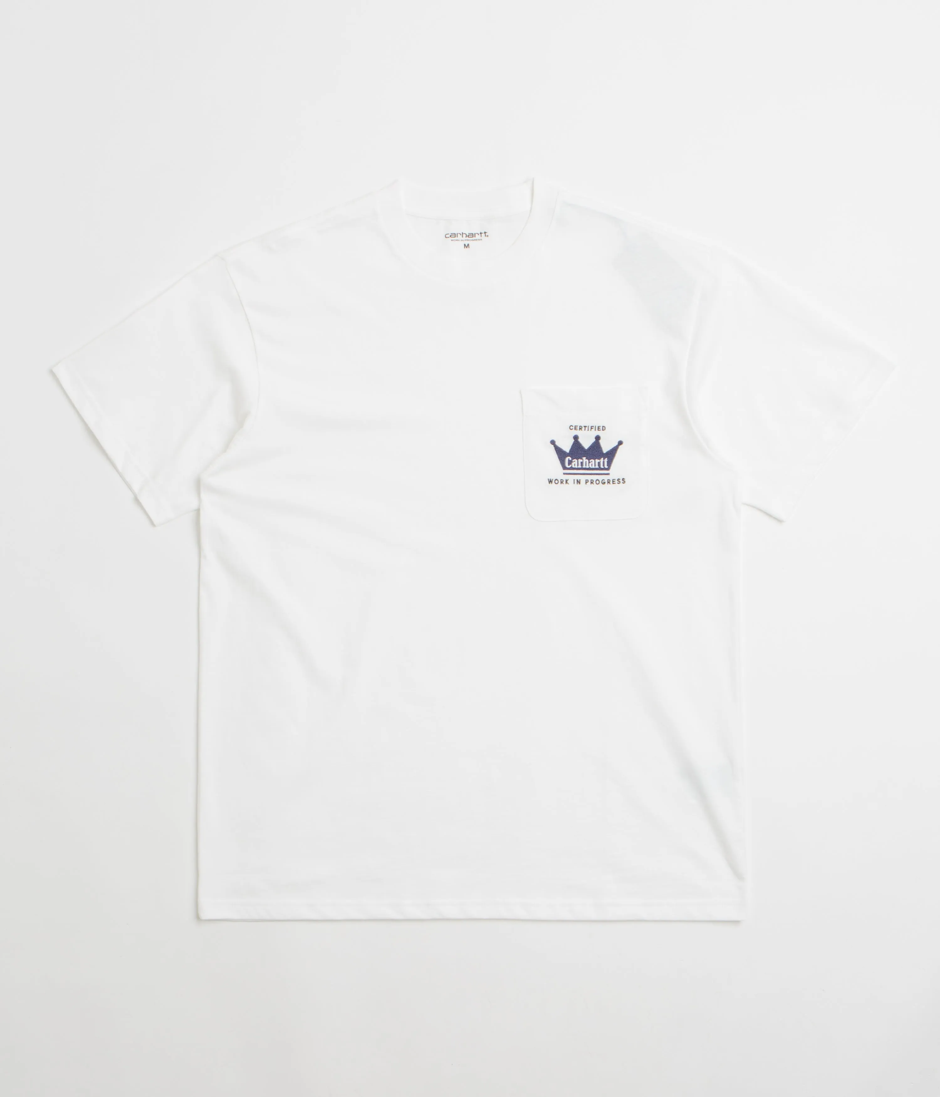 Elastic waist Elasticized Carhartt Crown Pocket T-Shirt - White