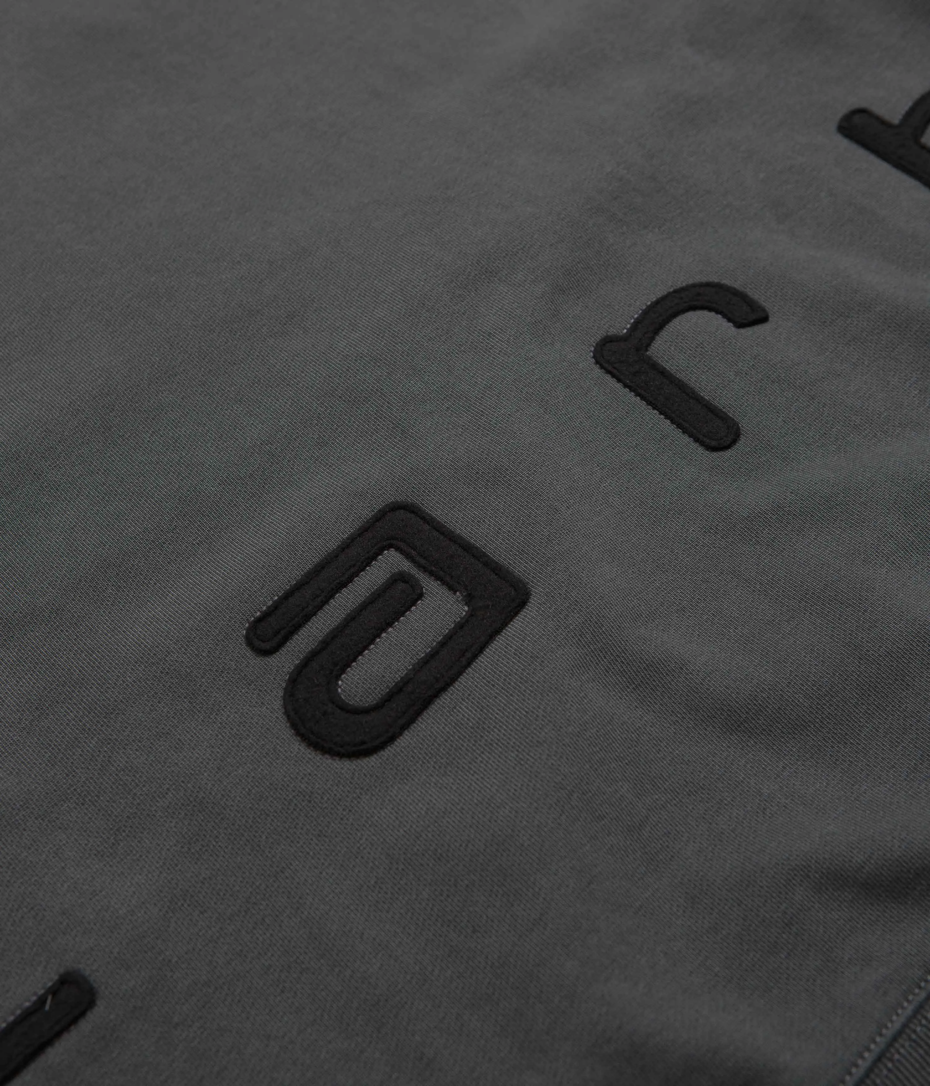 V neck Carhartt Felt Script Crewneck Sweatshirt - Black / Black