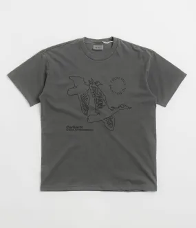 Carhartt Flying Ducks T-Shirt - Graphite flared silhouette