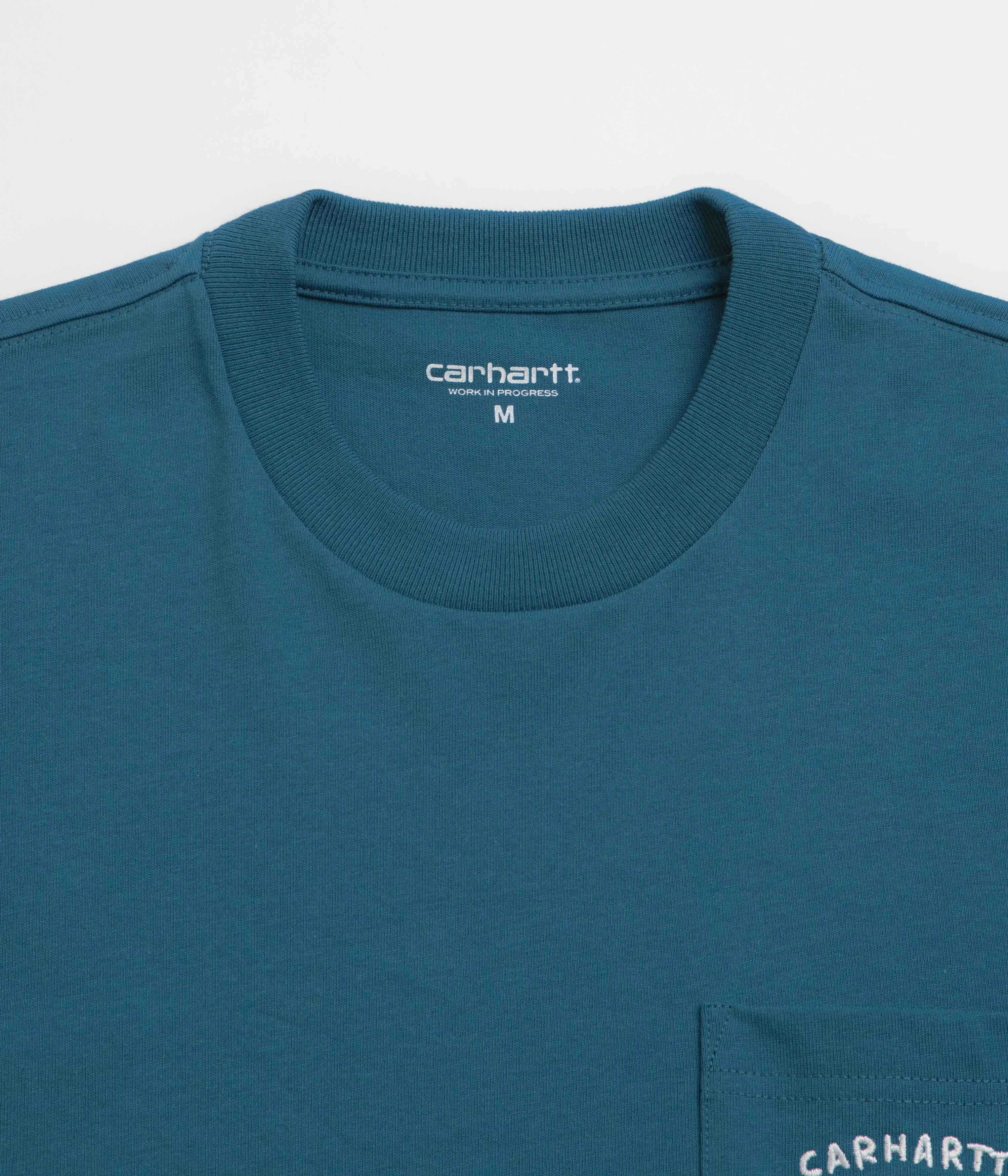 Carhartt Fragments Pocket T-Shirt - Sodalite / White water park event