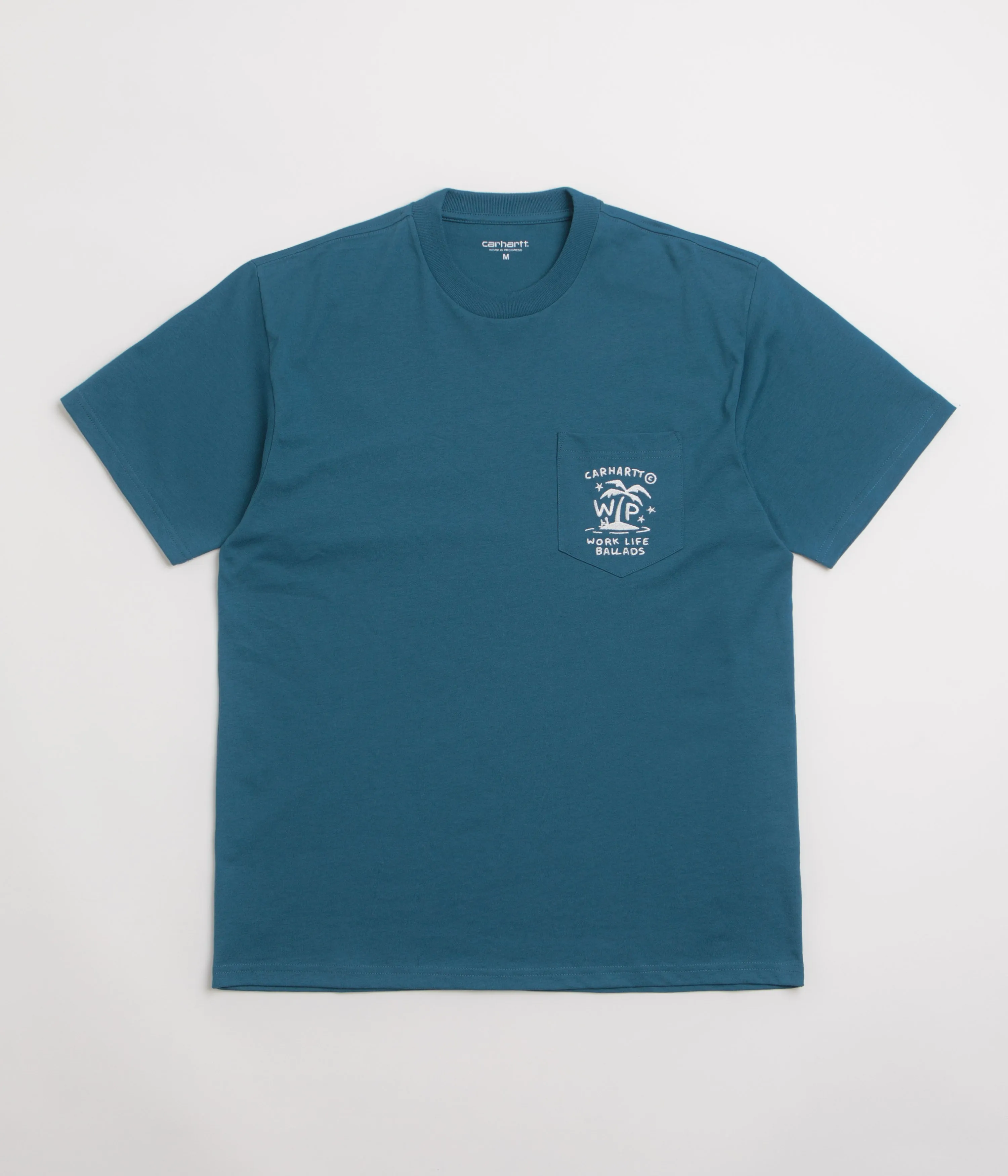 tee shirt Carhartt Fragments Pocket T-Shirt - Sodalite / White