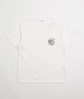 Supermarket Ballroom Event Carhartt Fragments Pocket T-Shirt - White / Black