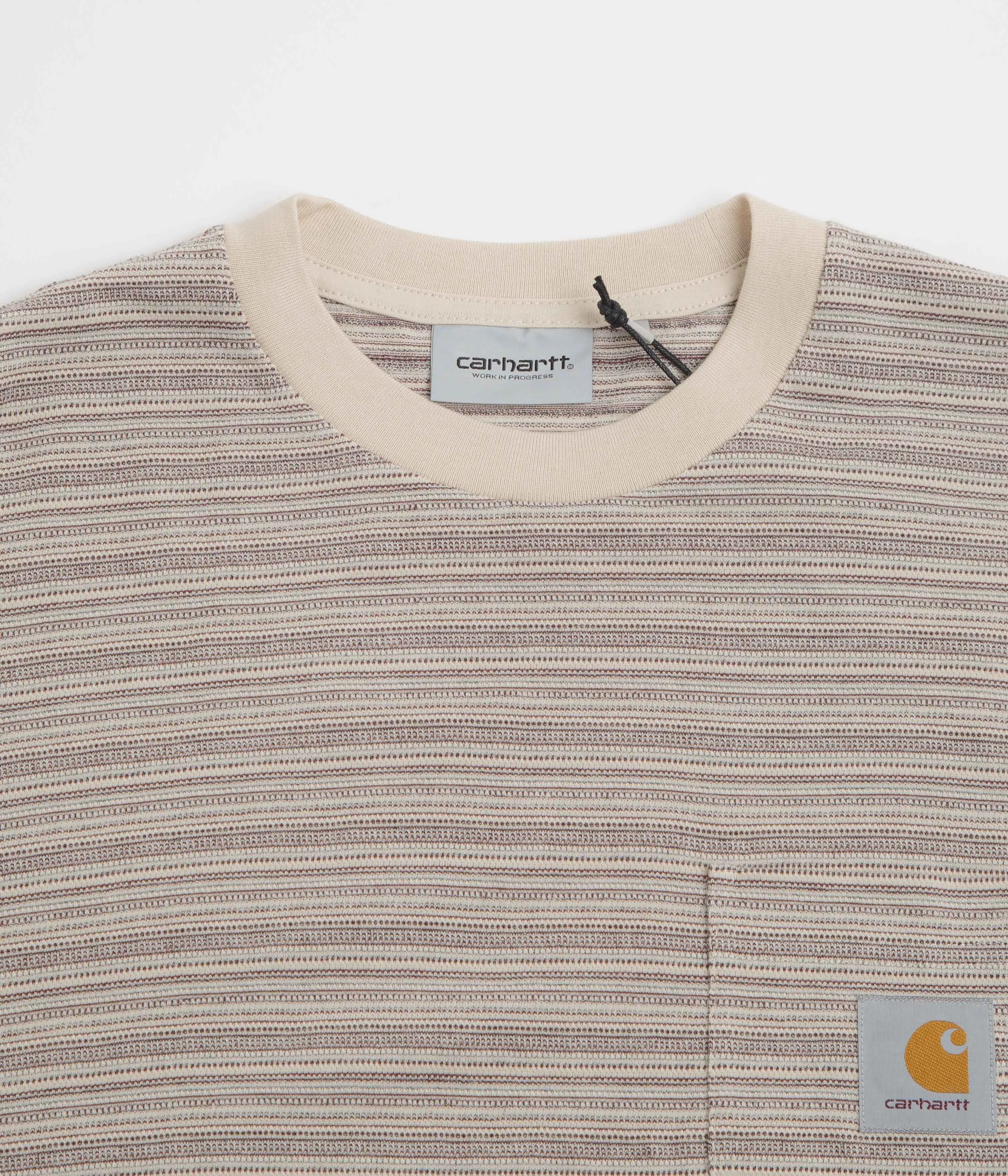 Carhartt Gellar Pocket T-Shirt - Gellar Stripe / Wax hook and eye closure School Uniform