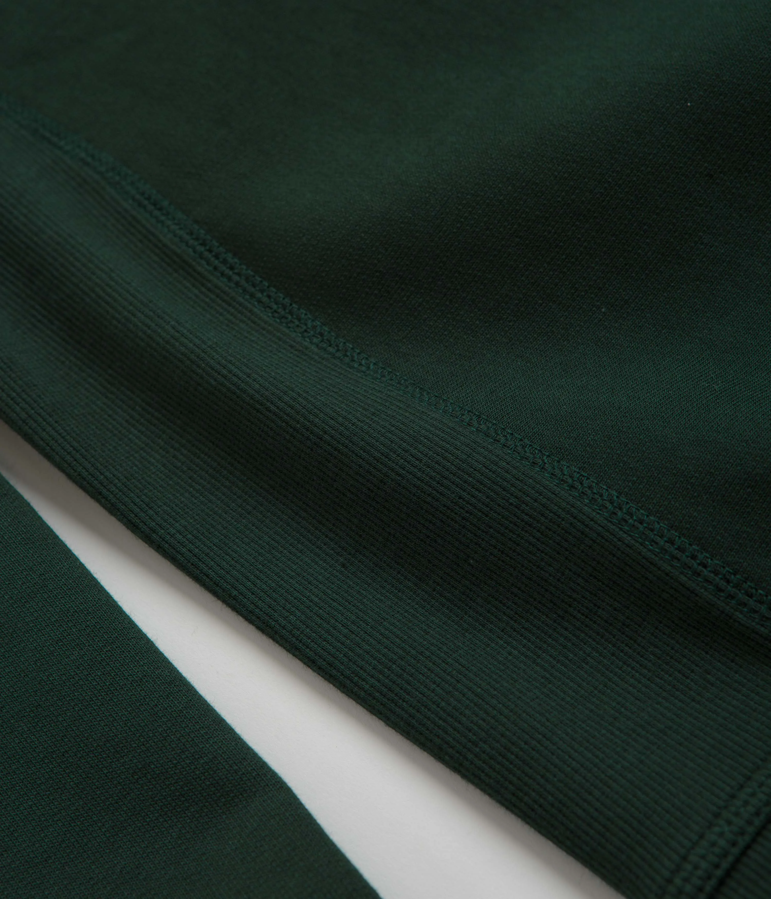 Timeless Sporty Carhartt Half Zip American Script Sweatshirt - Conifer