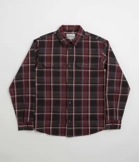 Carhartt Hobart Shirt - Hobart Check / Black Camouflage Print On-The-Go Style