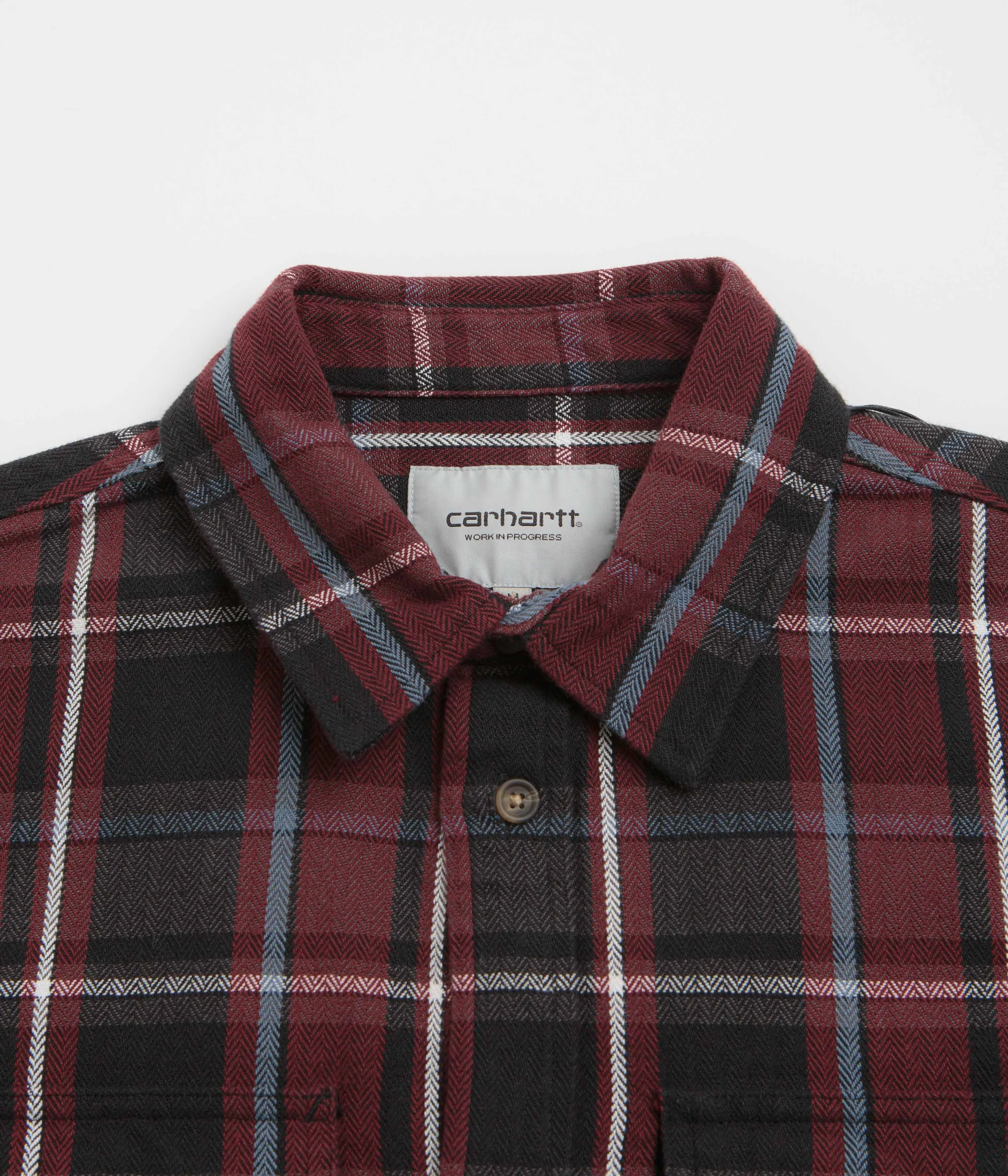 Refined Aesthetic Carhartt Hobart Shirt - Hobart Check / Black