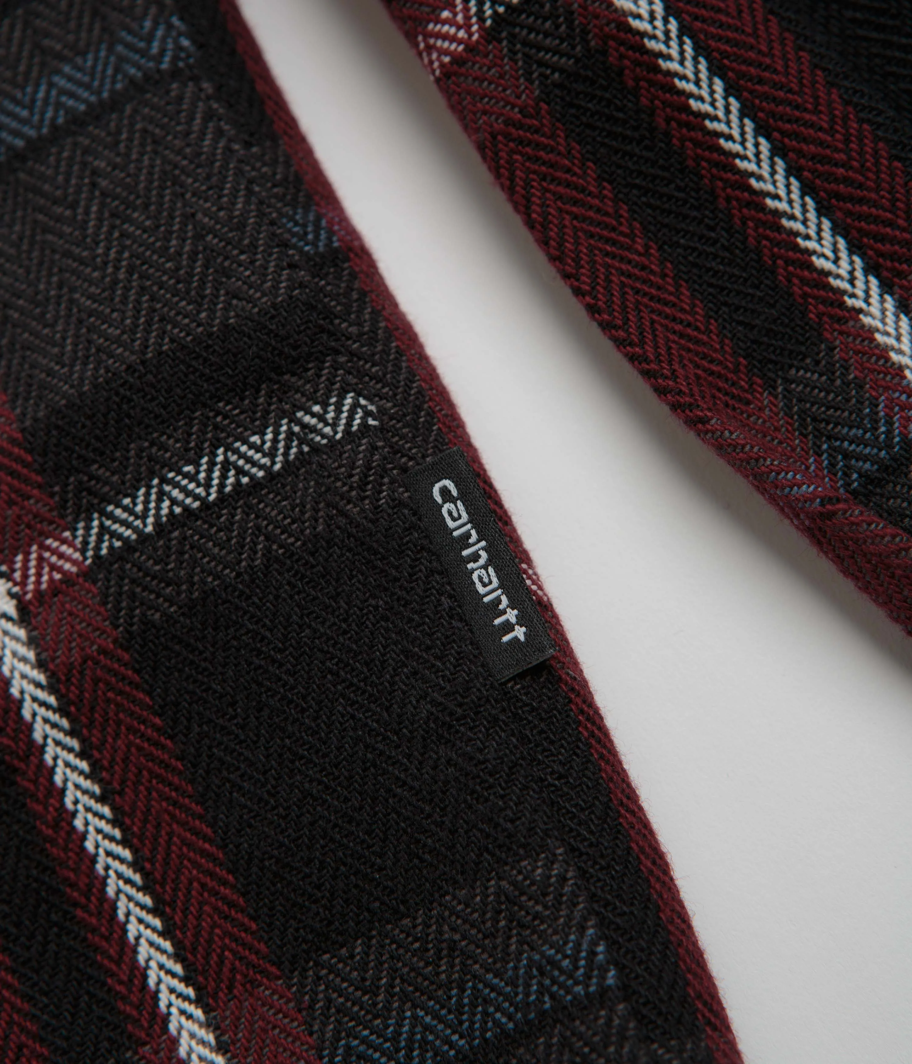 Carhartt Hobart Shirt - Hobart Check / Black hypoallergenic material