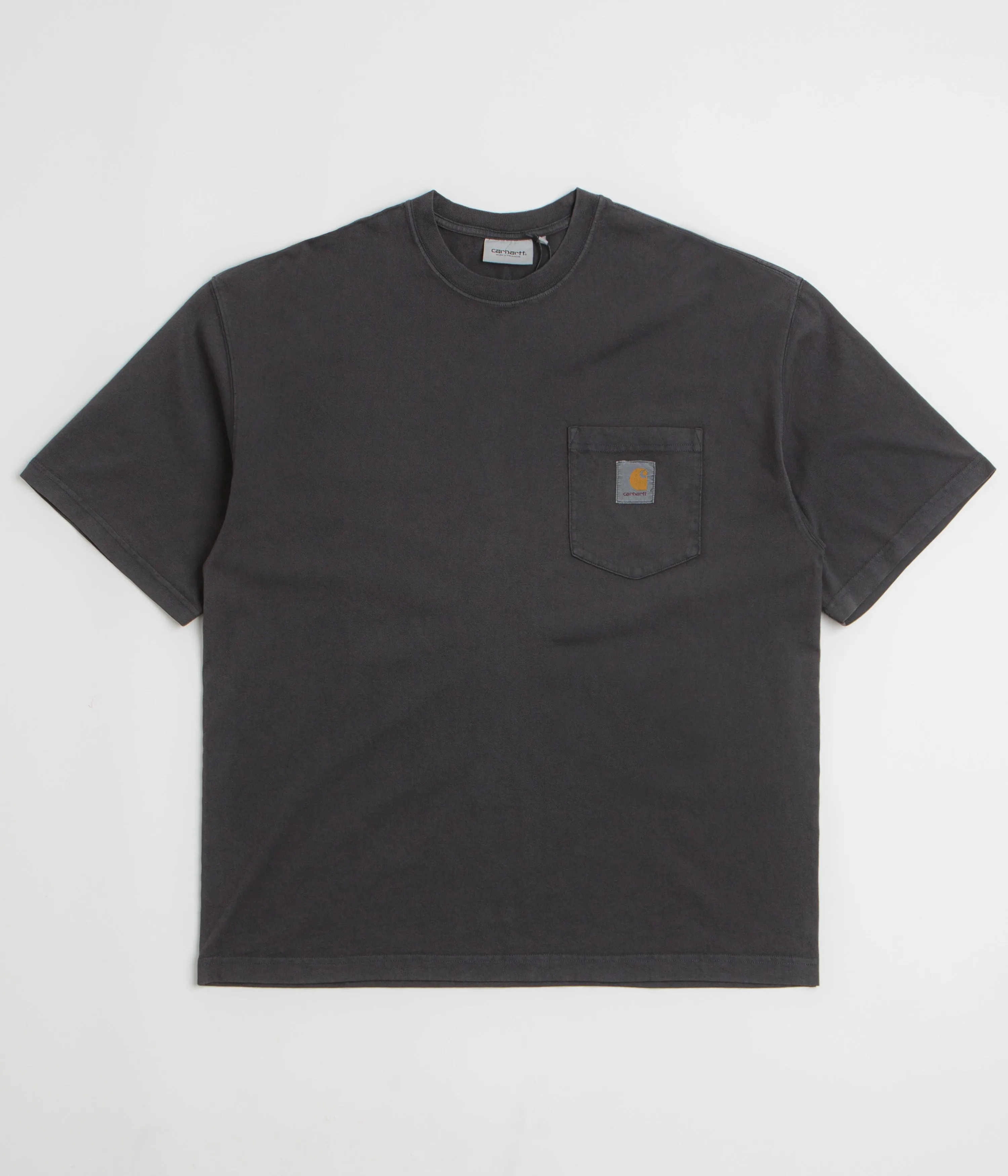 Carhartt Hudson Pocket T-Shirt - Black flared silhouette sweater silhouette